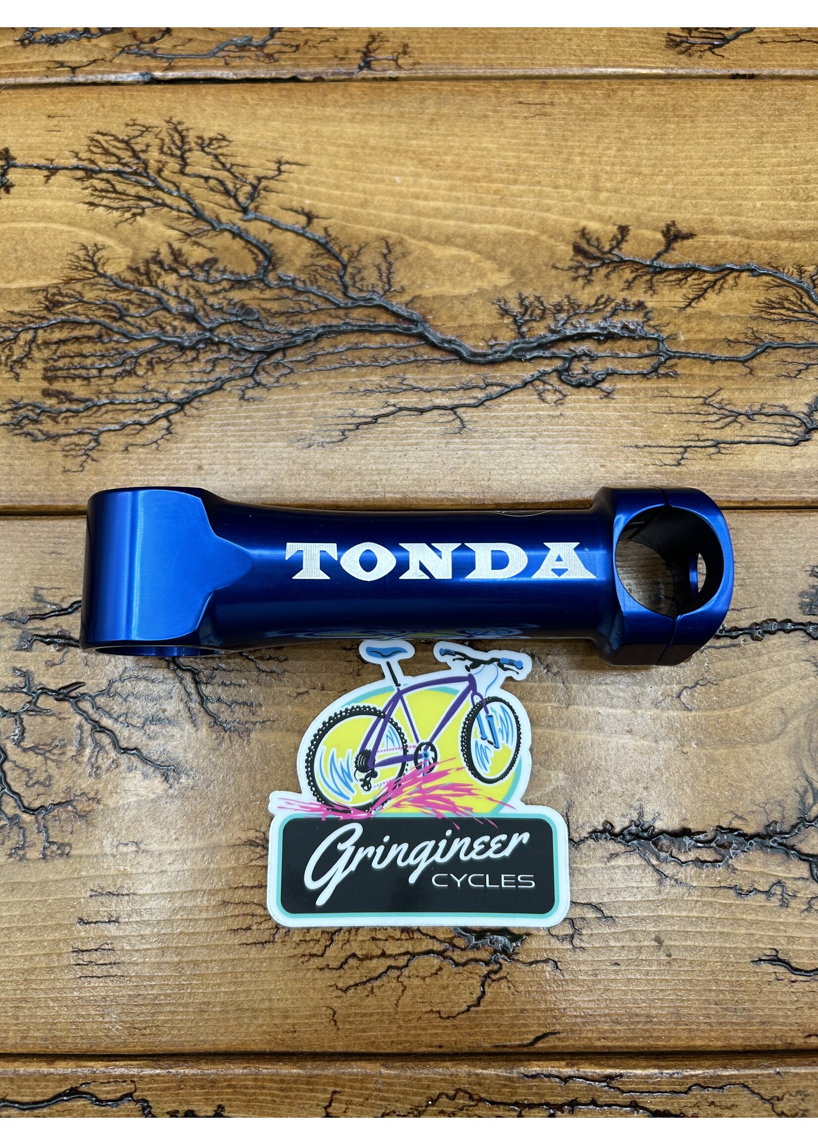 Tre G Tre G Tonda 120mm 1 1/8 25.4mm Blue Anodized Threadless Stem