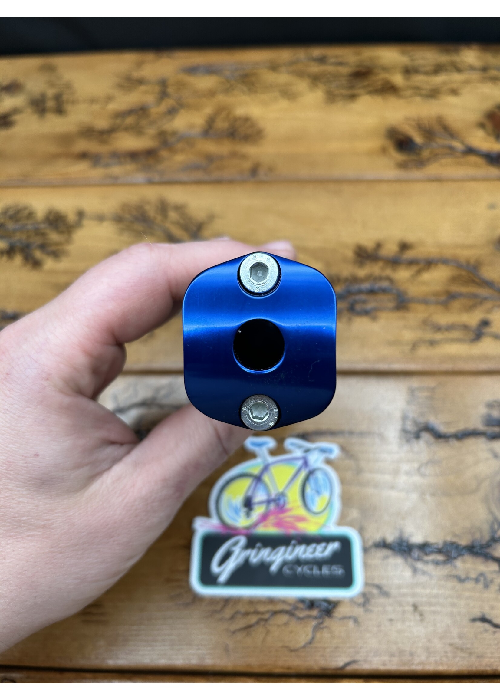 Tre G Tre G Tonda 120mm 1 1/8 25.4mm Blue Anodized Threadless Stem