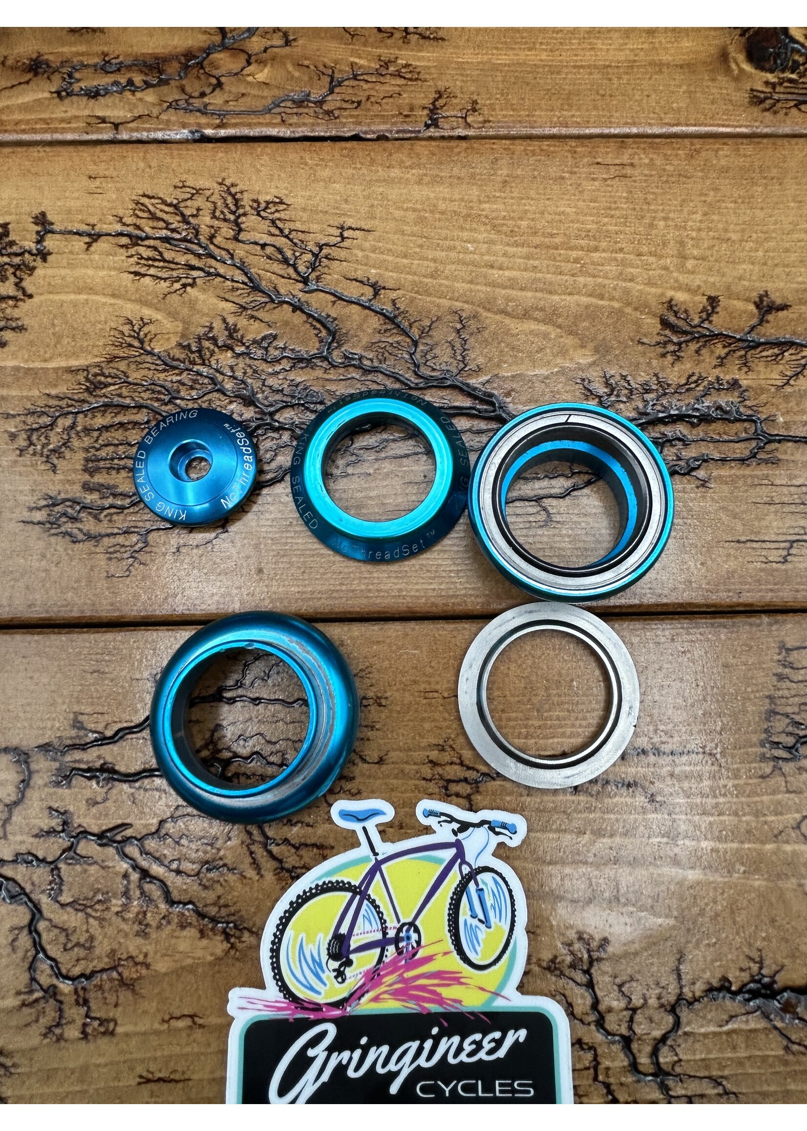 Chris King Chris King 1 1/8 Nothreadset Turquoise No Logo Headset