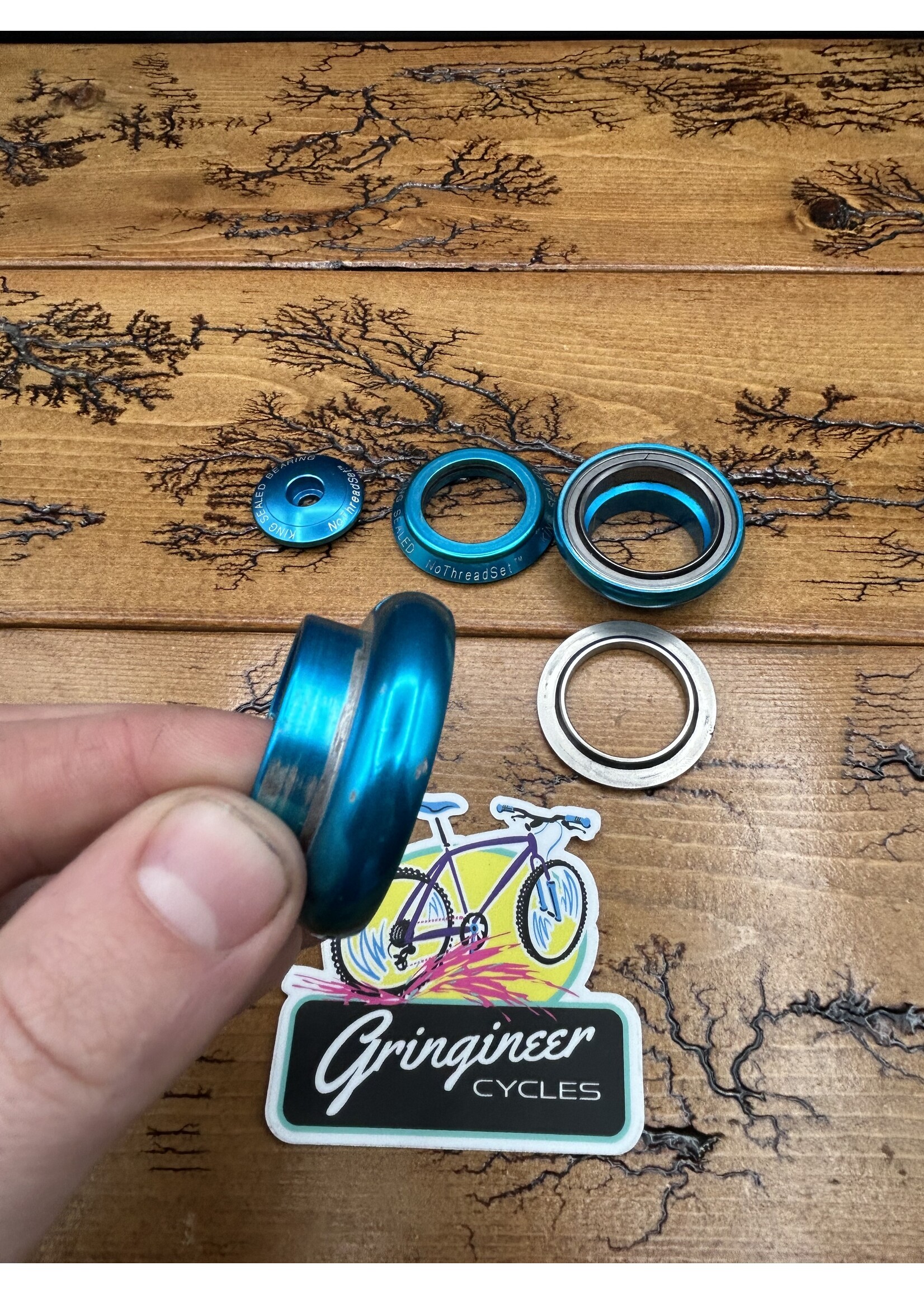 Chris King Chris King 1 1/8 Nothreadset Turquoise No Logo Headset