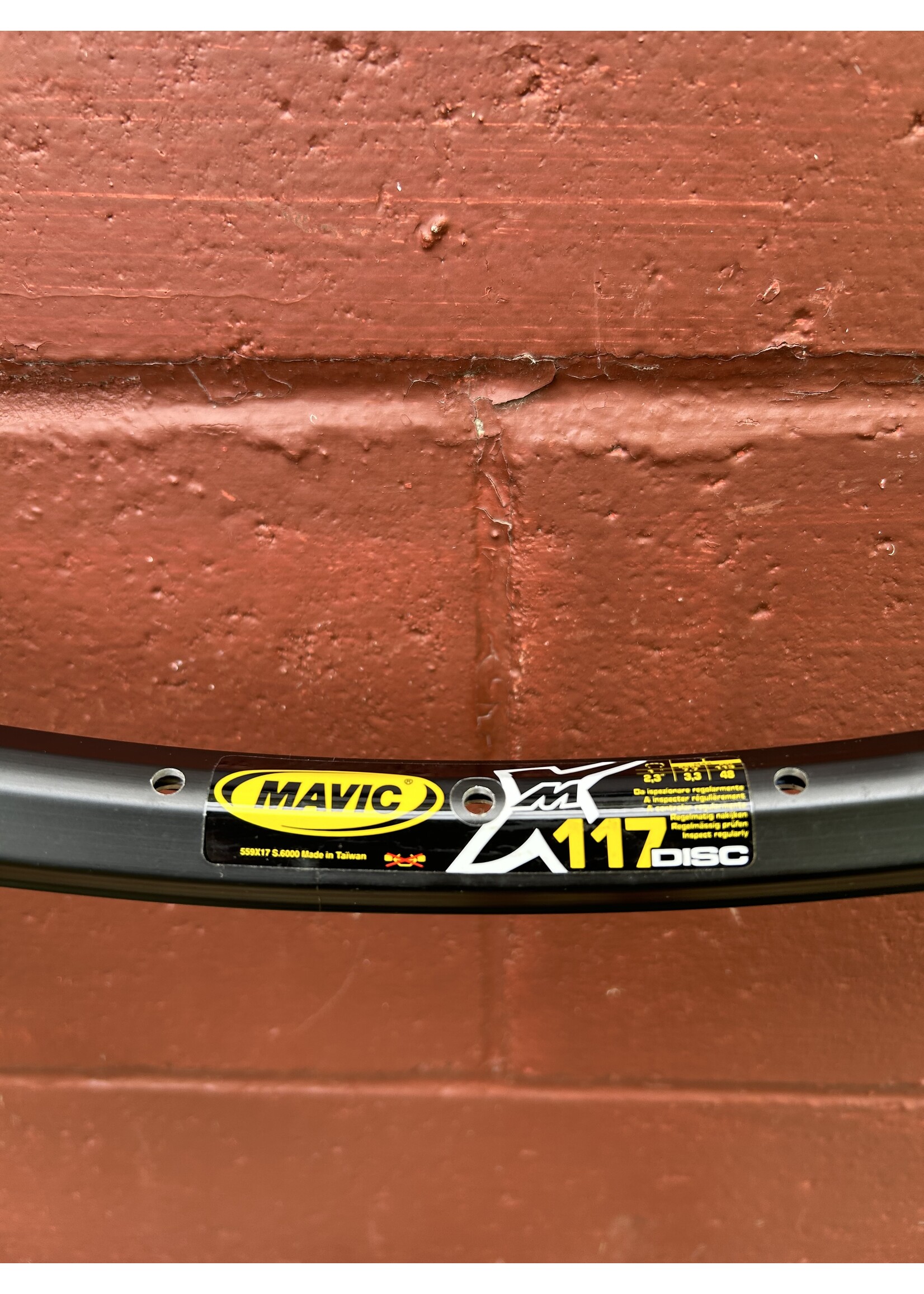 Mavic Mavic XM117 Disc 26" 36 Hole Rims Set of 2  NOS
