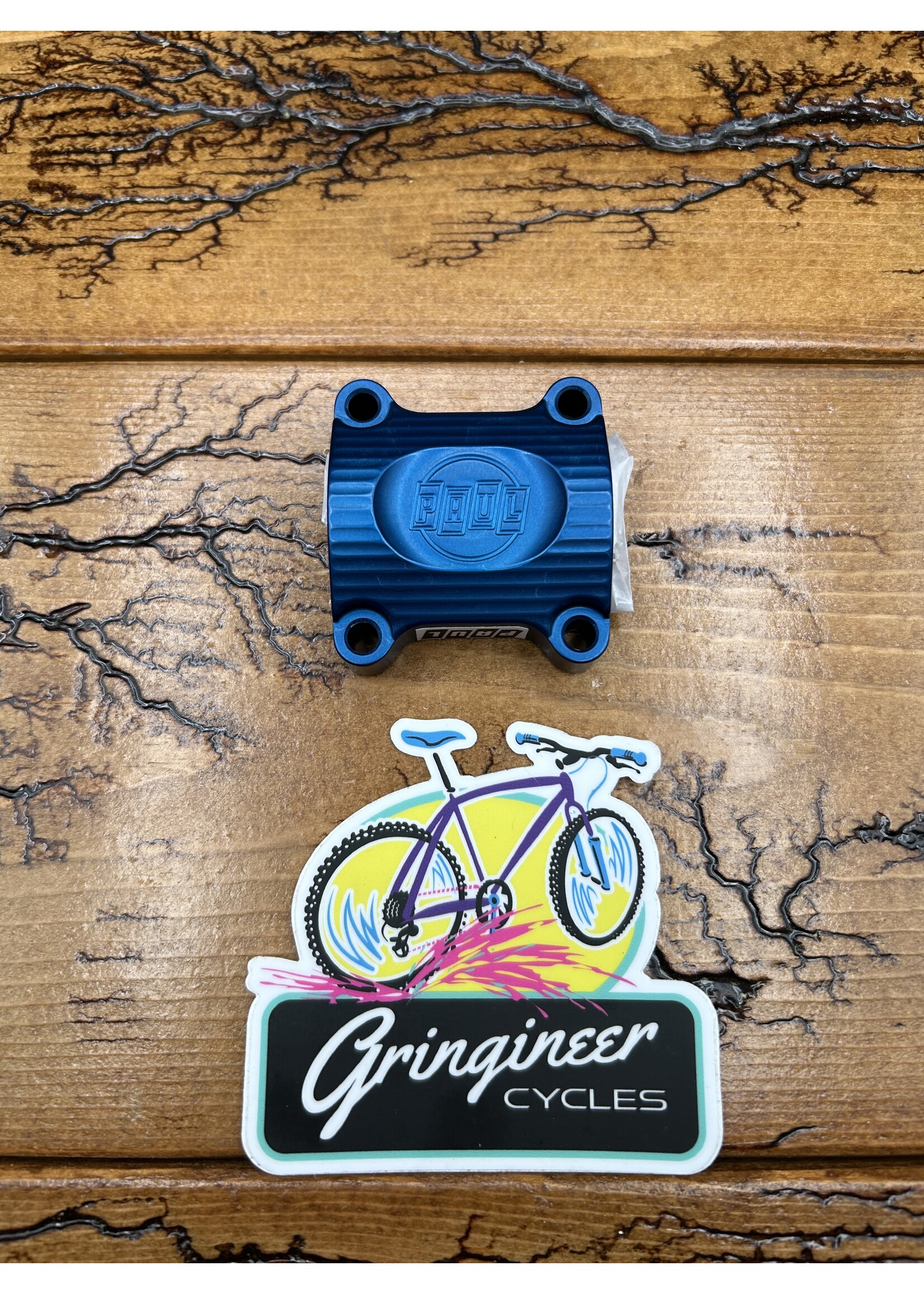 Paul Components Paul Component Blue Boxcar Stem Plate 31.8