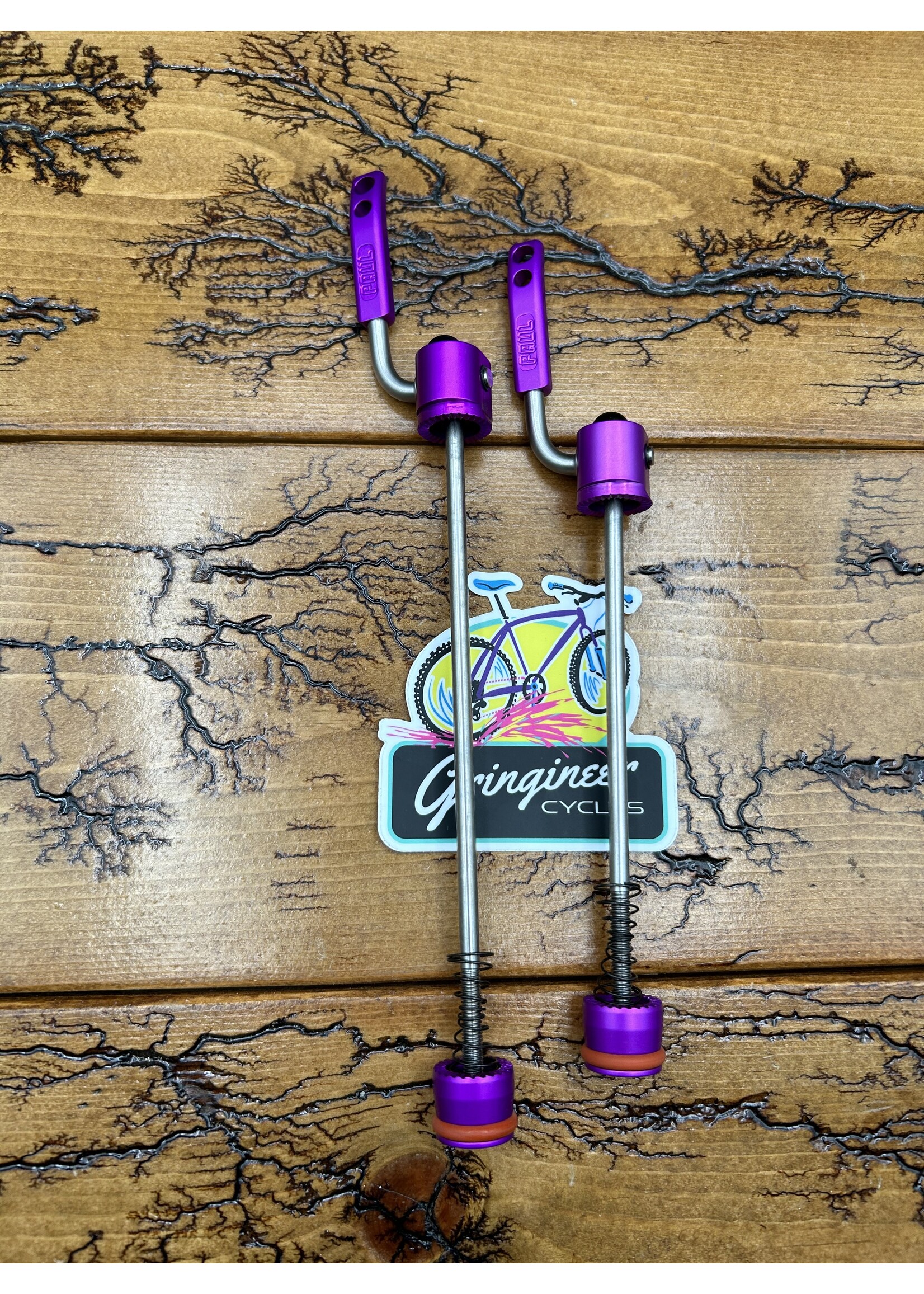 Paul Components Paul Component Purple and Black Quick Release Skewer Set