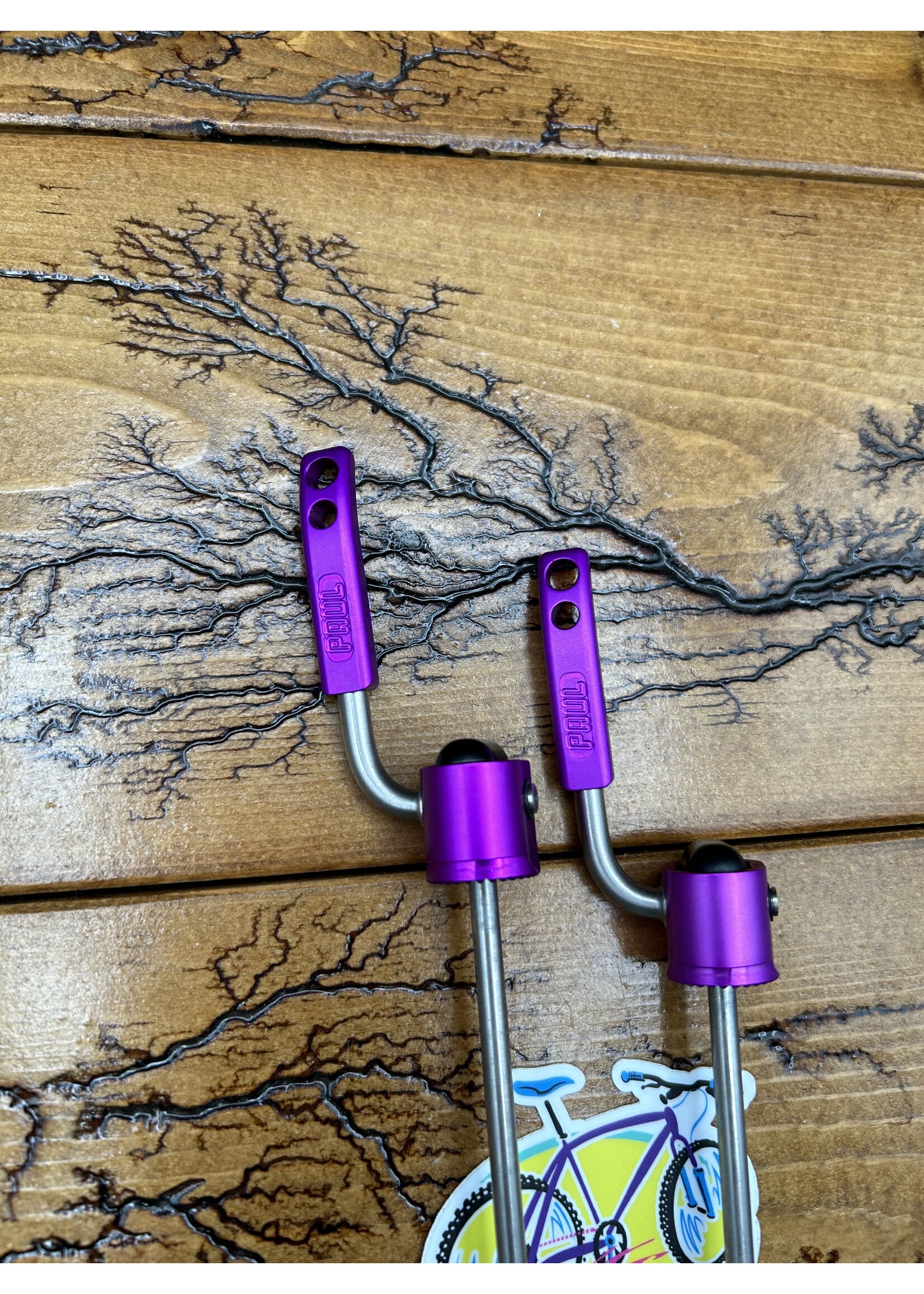 Paul Components Paul Component Purple and Black Quick Release Skewer Set