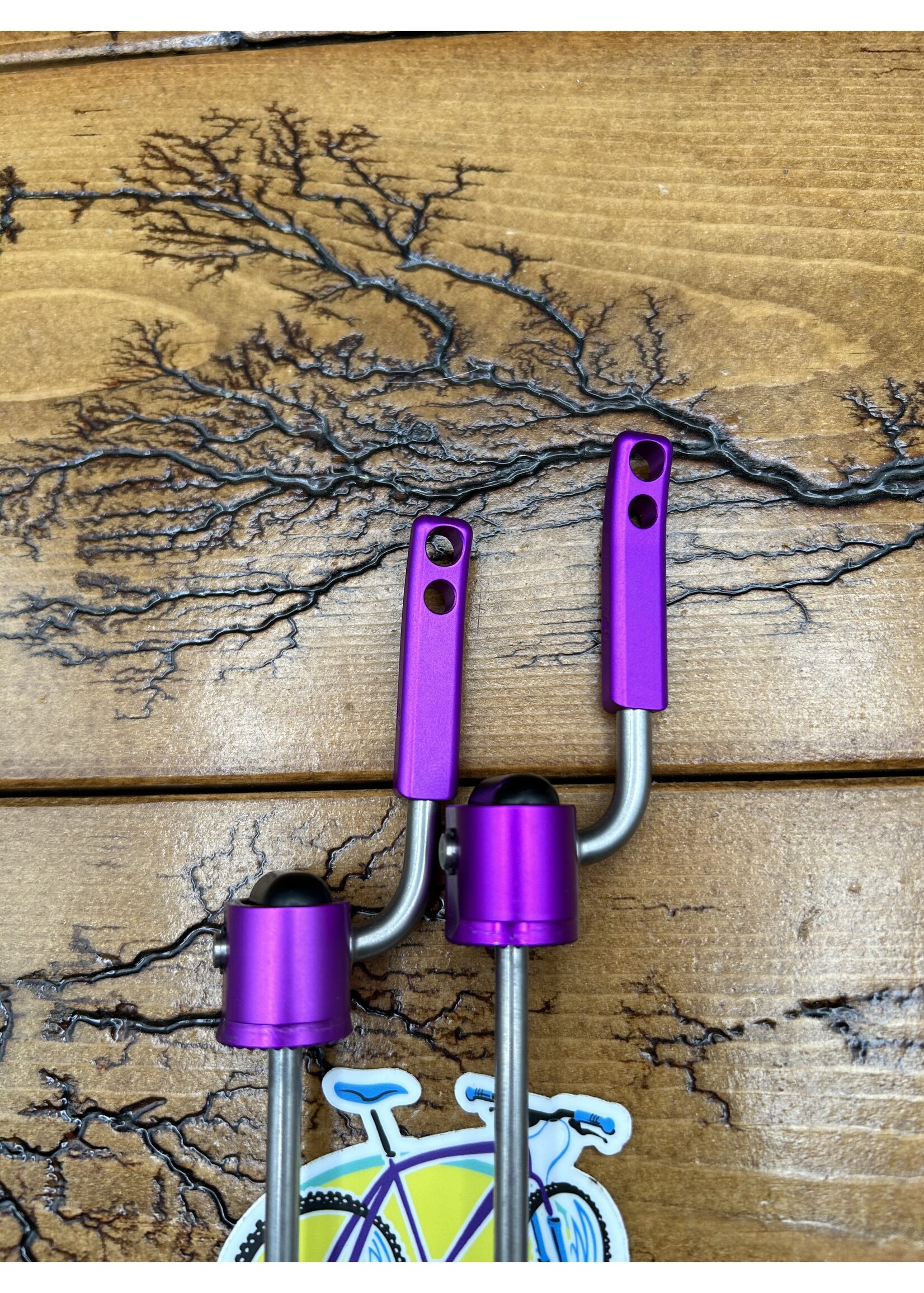 Paul Components Paul Component Purple and Black Quick Release Skewer Set