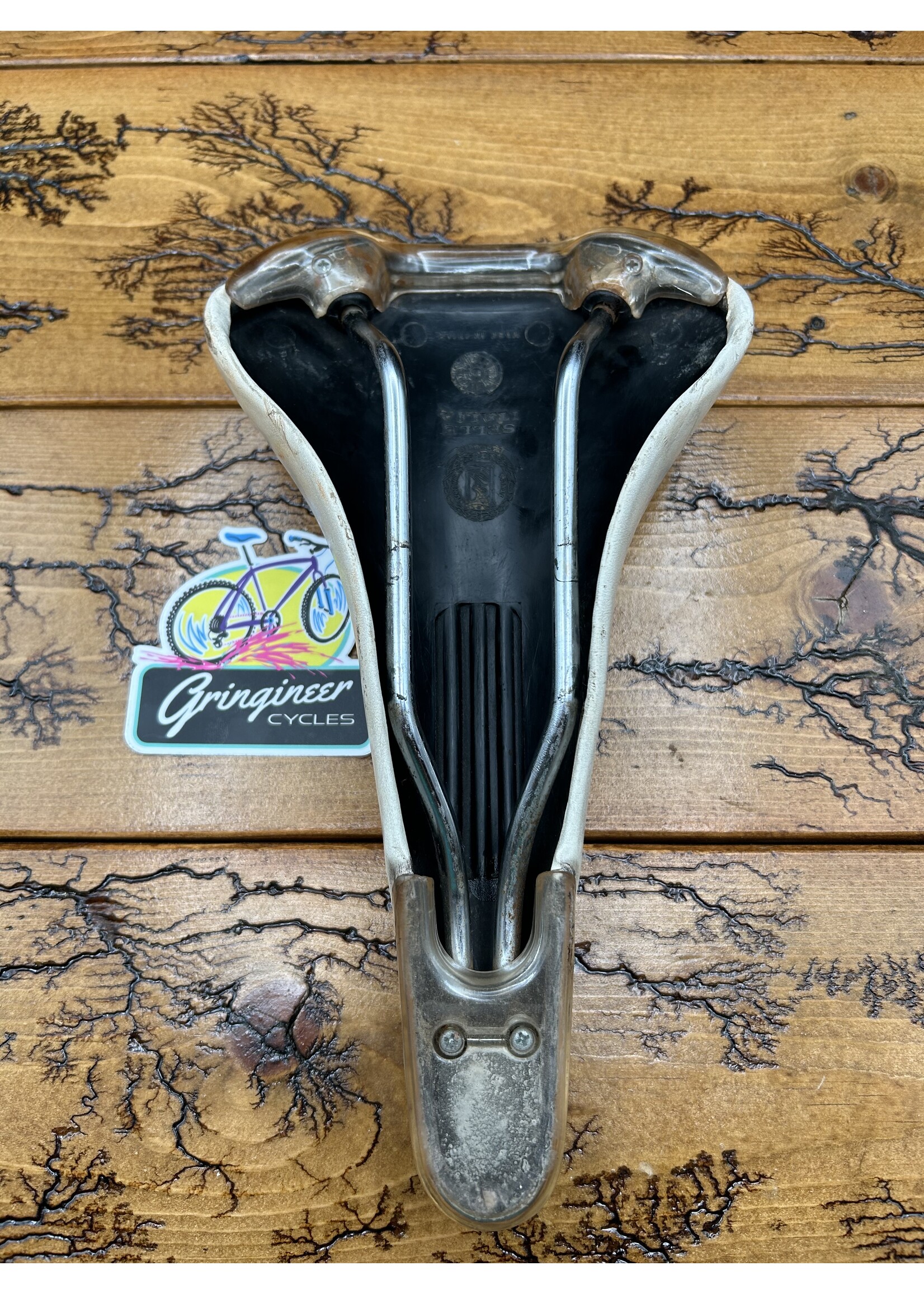 Sella Italia Selle Italia White Super Turbo 1985 Saddle