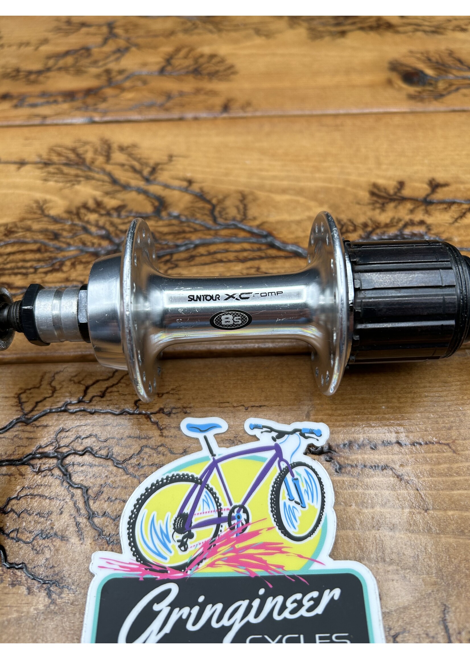 Suntour Suntour XC Comp 8 Speed 32 Hole Rear Hub With Skewer