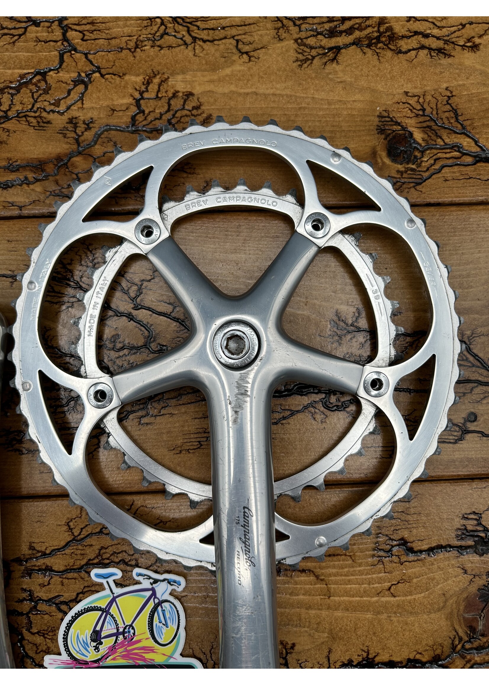 Campagnolo Campagnolo Record 53/39 Tooth 9 Speed 175mm Crankset