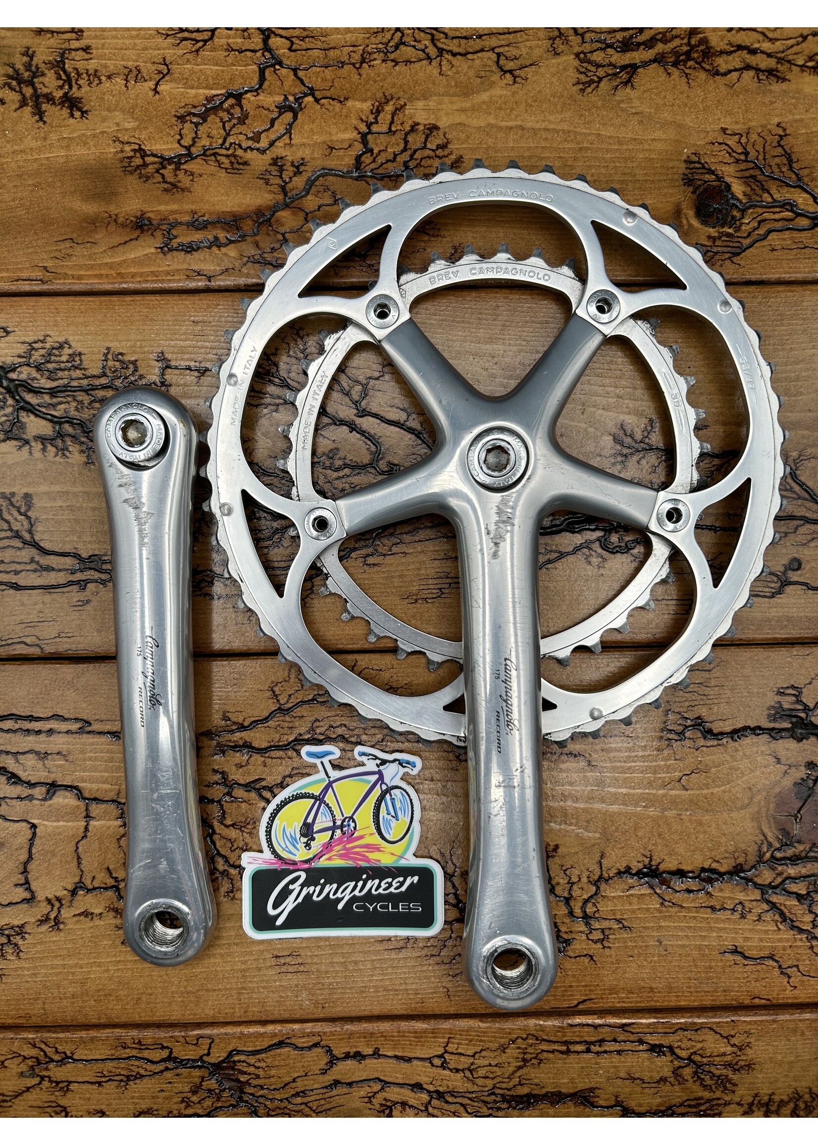 Campagnolo Campagnolo Record 53/39 Tooth 9 Speed 175mm Crankset