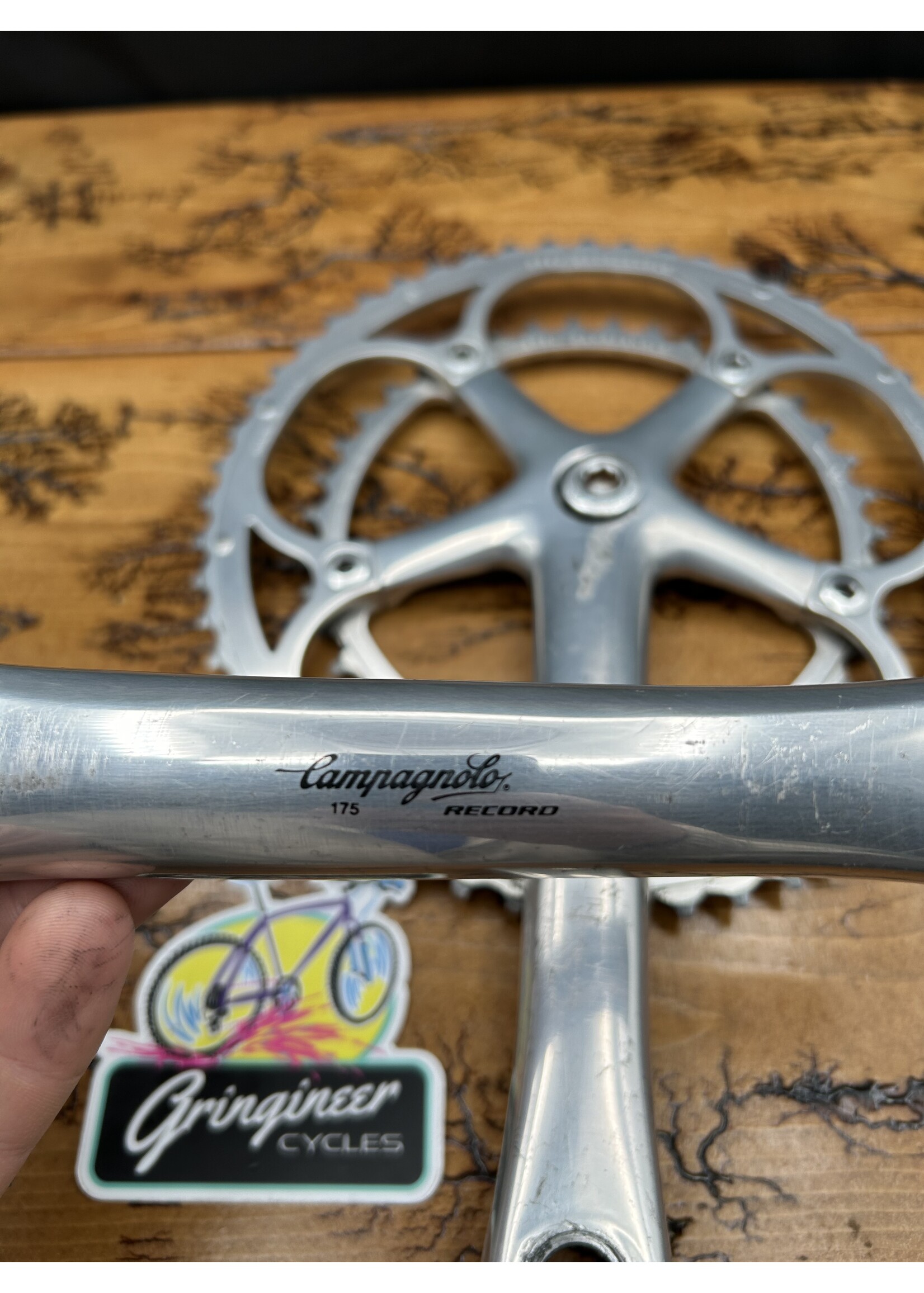 Campagnolo Campagnolo Record 53/39 Tooth 9 Speed 175mm Crankset