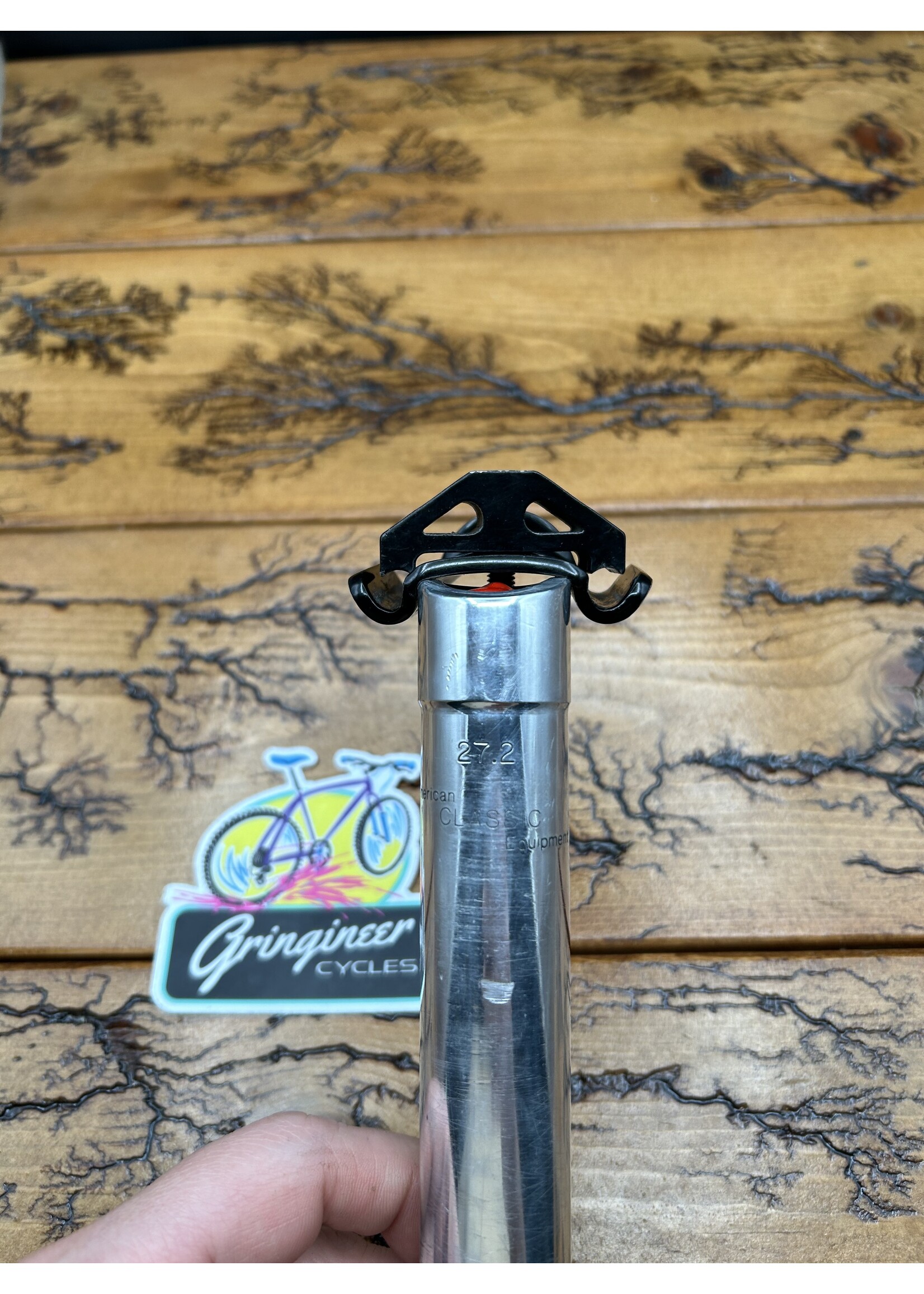 American Classic American Classic 27.2mm Silver 200mm Seatpost