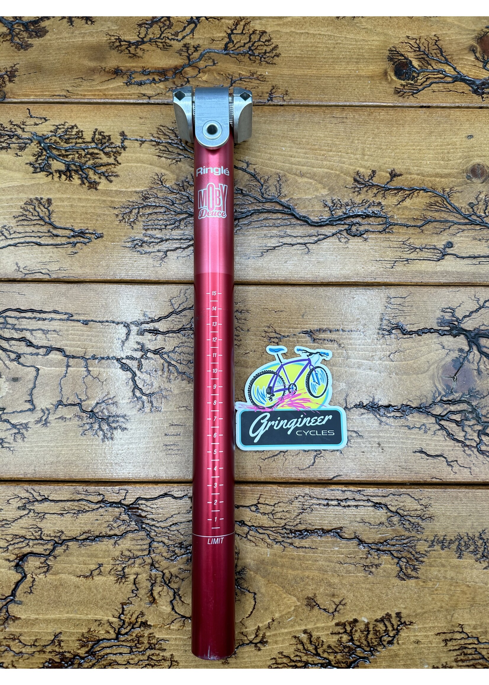 Ringle Ringle Moby Deuce Red Anodized 27.2mm Seatpost