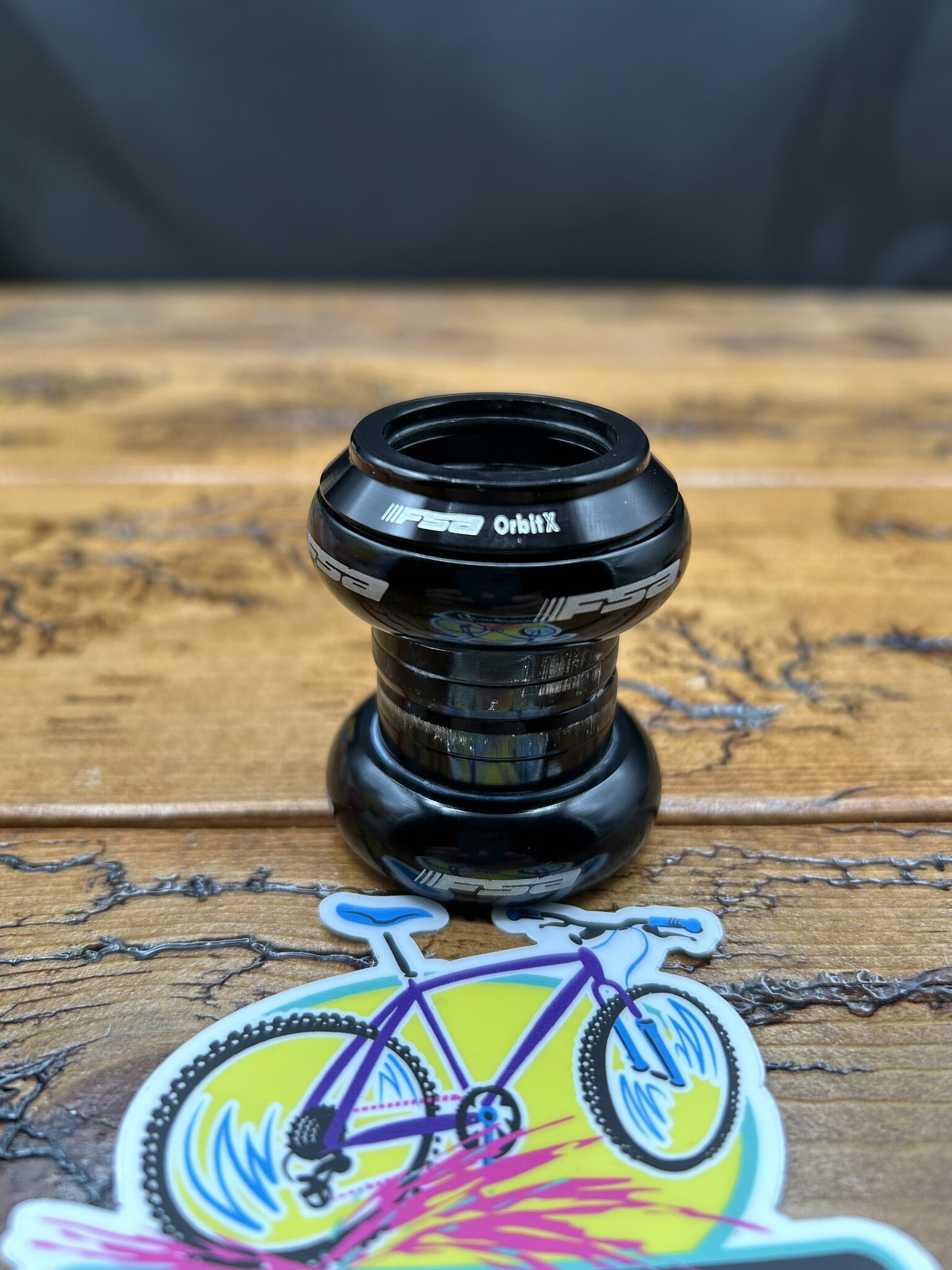 Jeu De Direction FSA Orbit X - Sans Fil - CNC Alu - Noir - Pour Vélo Route