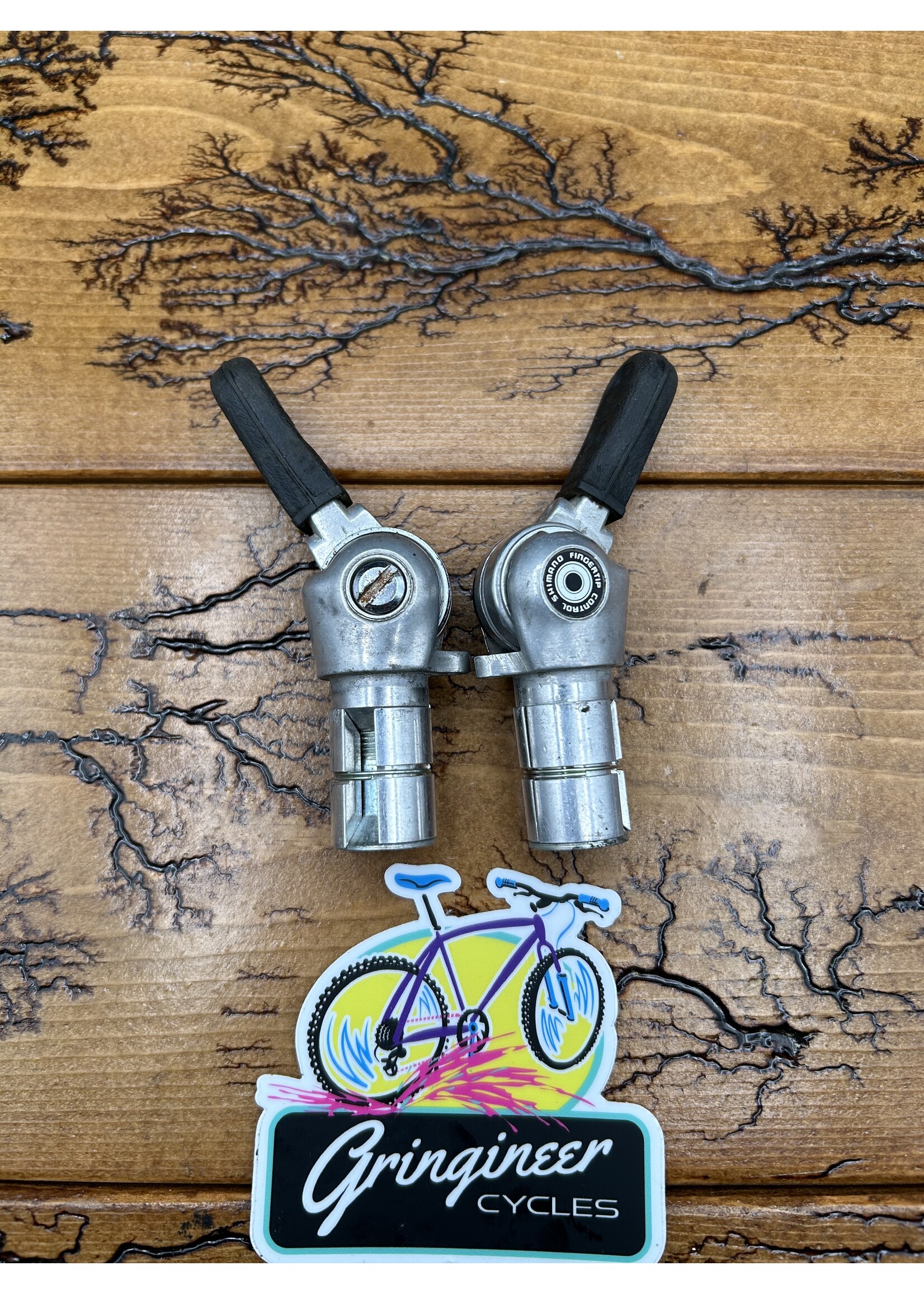 SHIMANO Shimano L-600 Fingertip Control Barcons Bar End Shifters