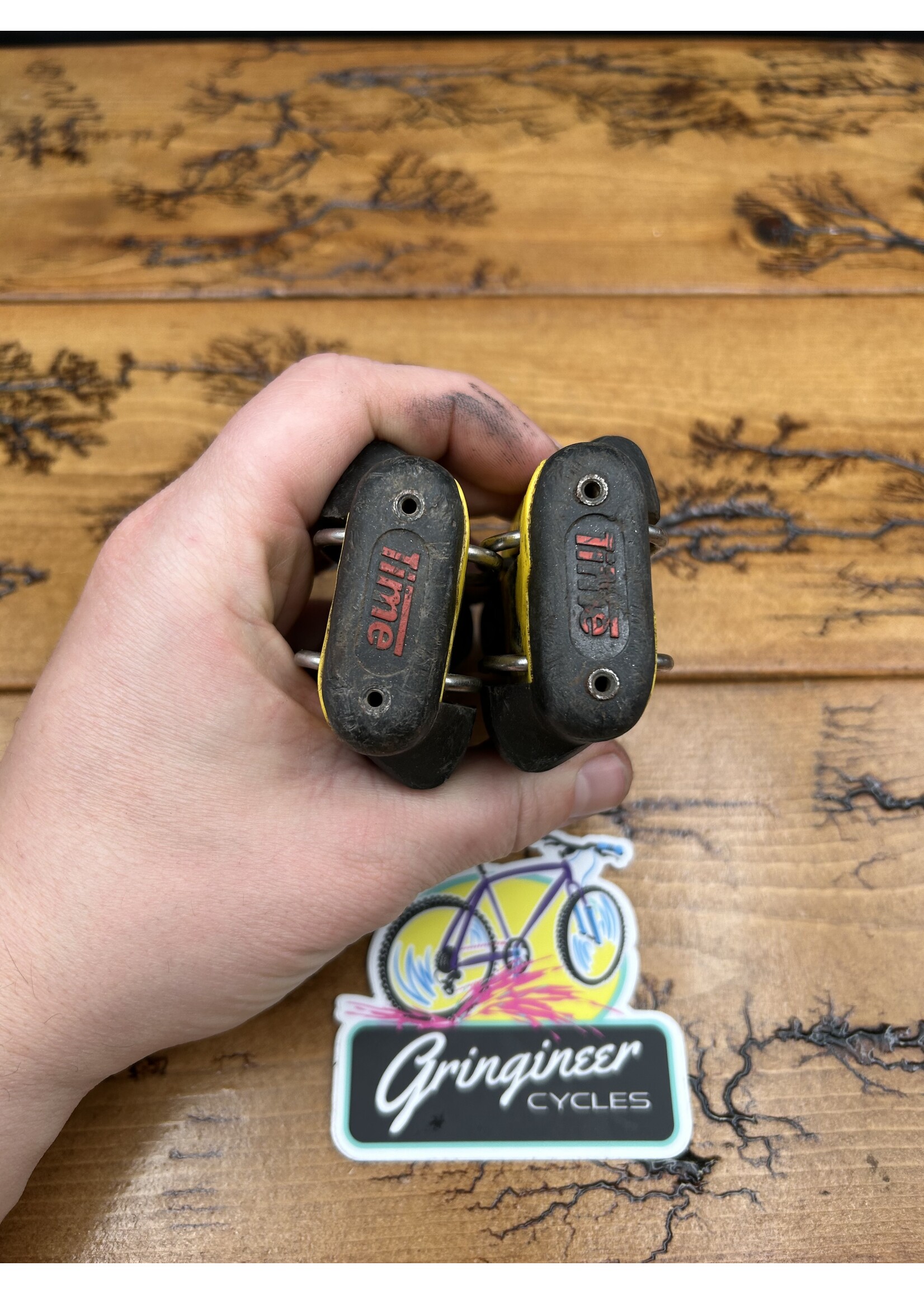 Time Time ATAC MTB  Yellow Clipless Pedals