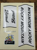 Rocky Mountain Rocky Mountain Blizzard Frame Decals Black/White