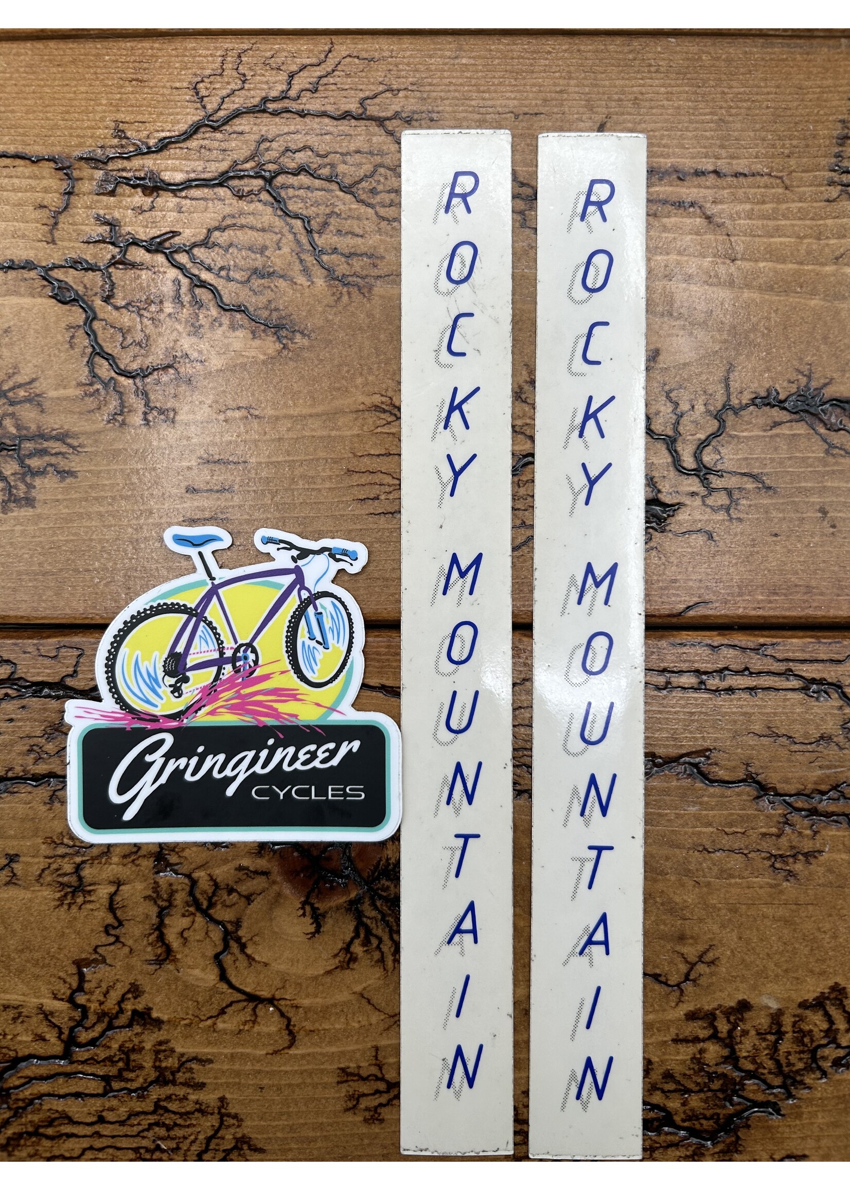 Rocky Mountain Rocky Mountain Blue/Gray Vertical Decals