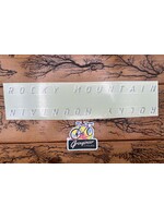 Rocky Mountain Rocky Mountain White/Gray Downtube Decals