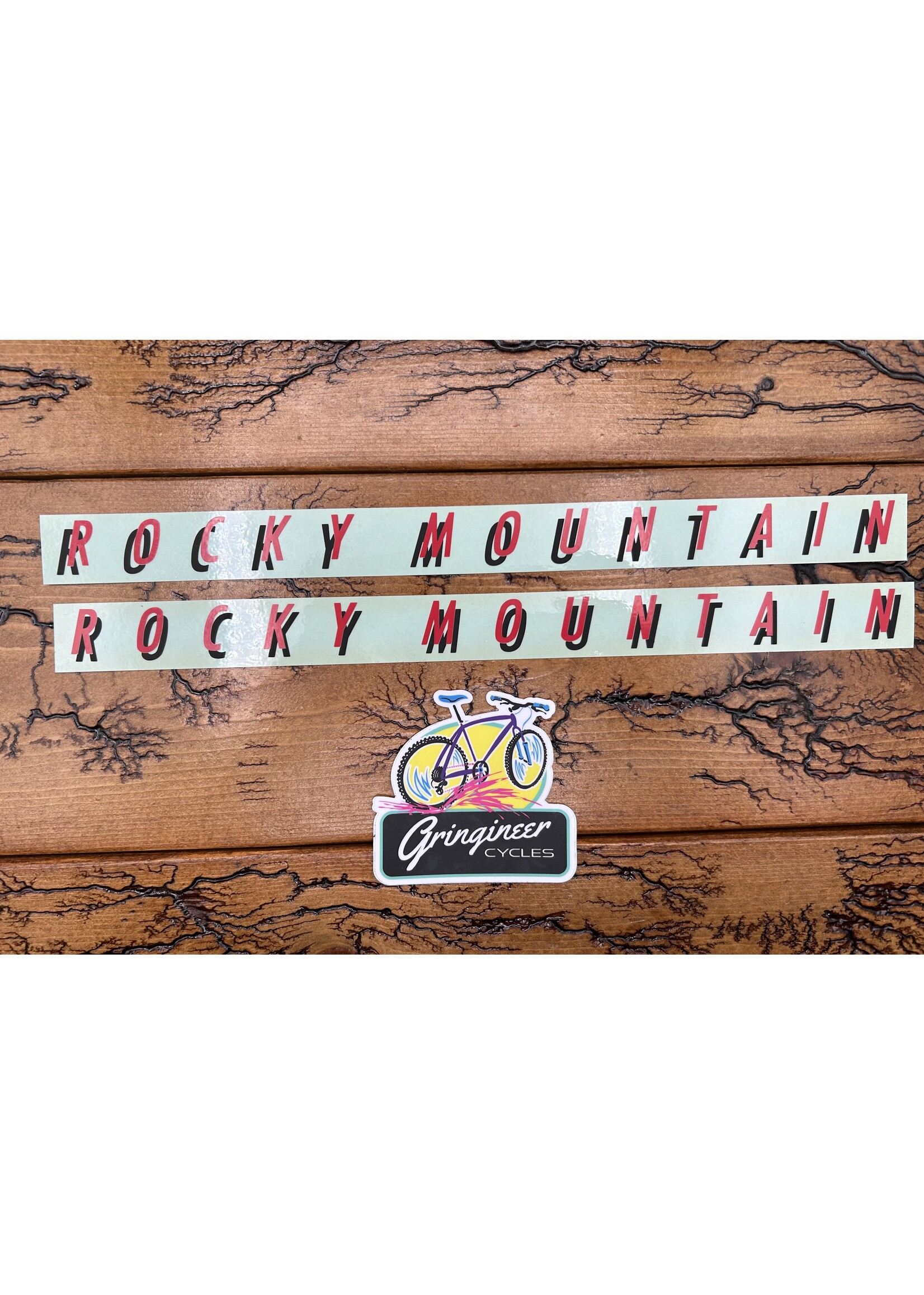 Rocky Mountain Rocky Mountain Red/Black Downtube Decals