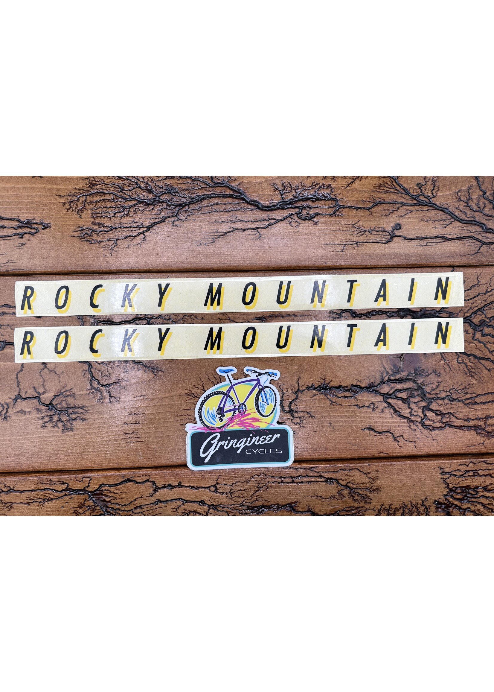 Rocky Mountain Rocky Mountain Black/Yellow Downtube Decals
