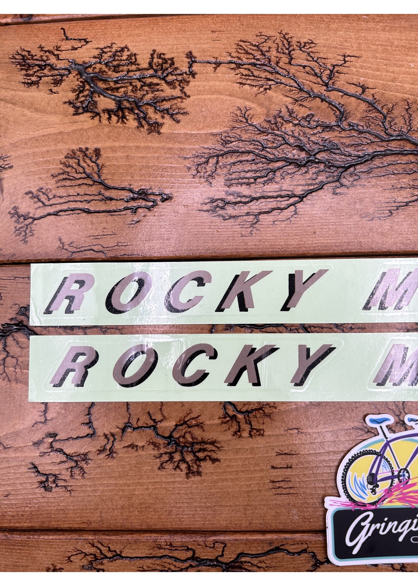 Rocky Mountain Rocky Mountain Gray/Black Downtube Decals