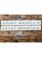 Rocky Mountain Rocky Mountain Black/Blue Downtube Decals