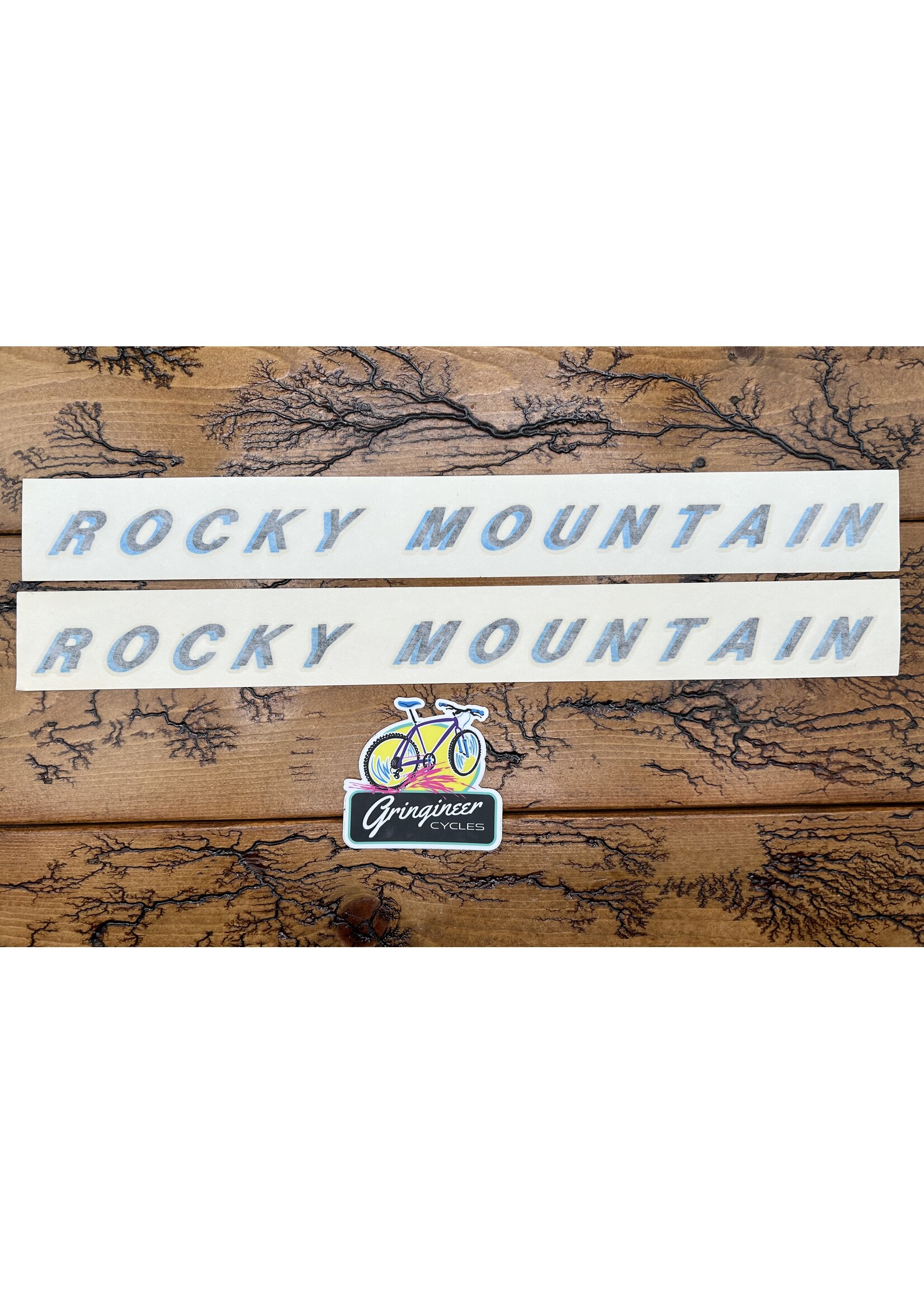Rocky Mountain Rocky Mountain Black/Blue Downtube Decals