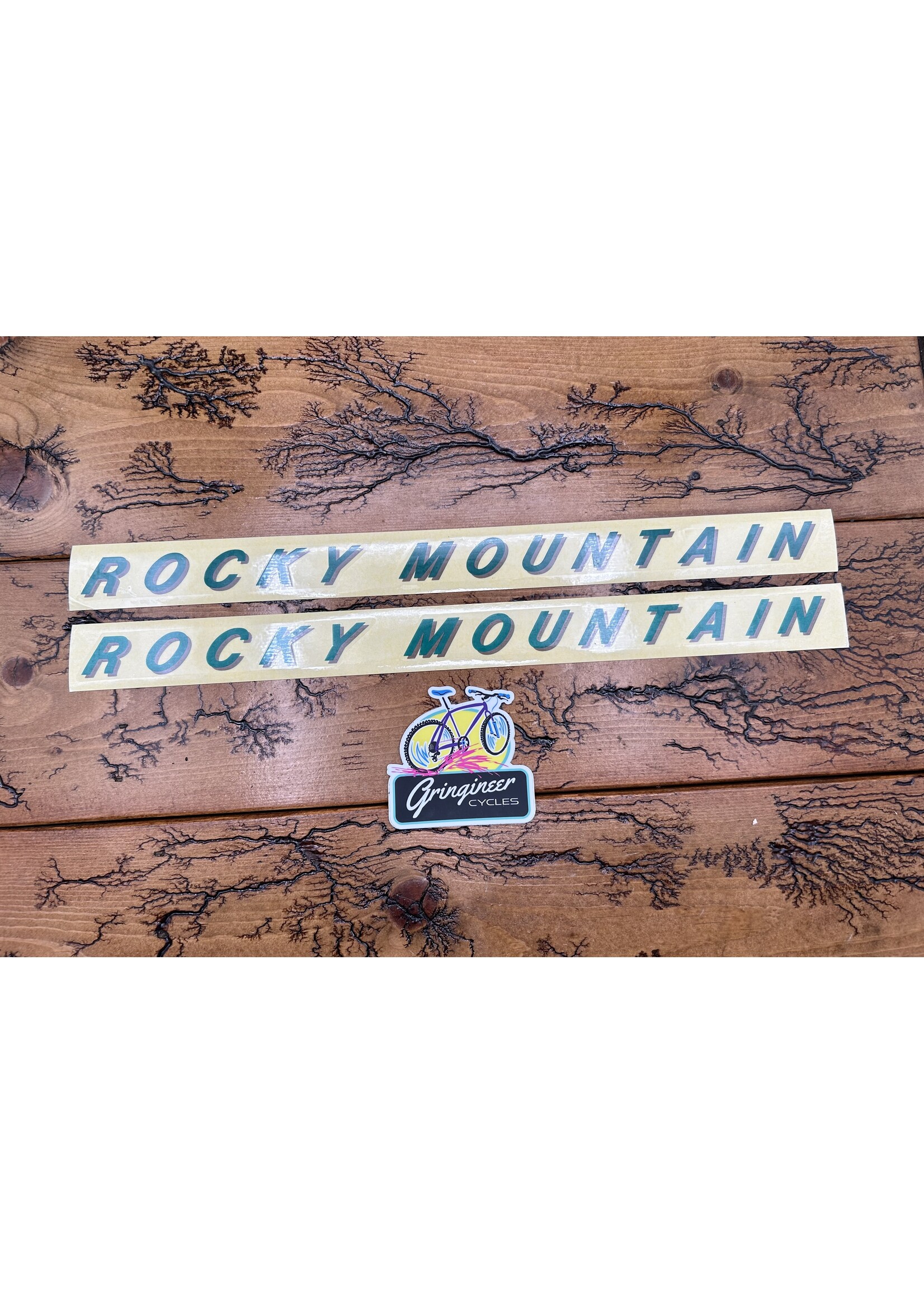 Rocky Mountain Rocky Mountain Green/Gray Downtube Decals