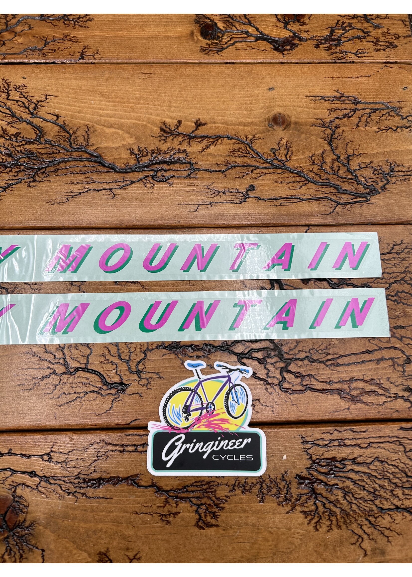 Rocky Mountain Rocky Mountain Pink/Green Downtube Decals