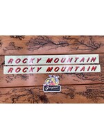 Rocky Mountain Rocky Mountain Red and Black Downtube Decals