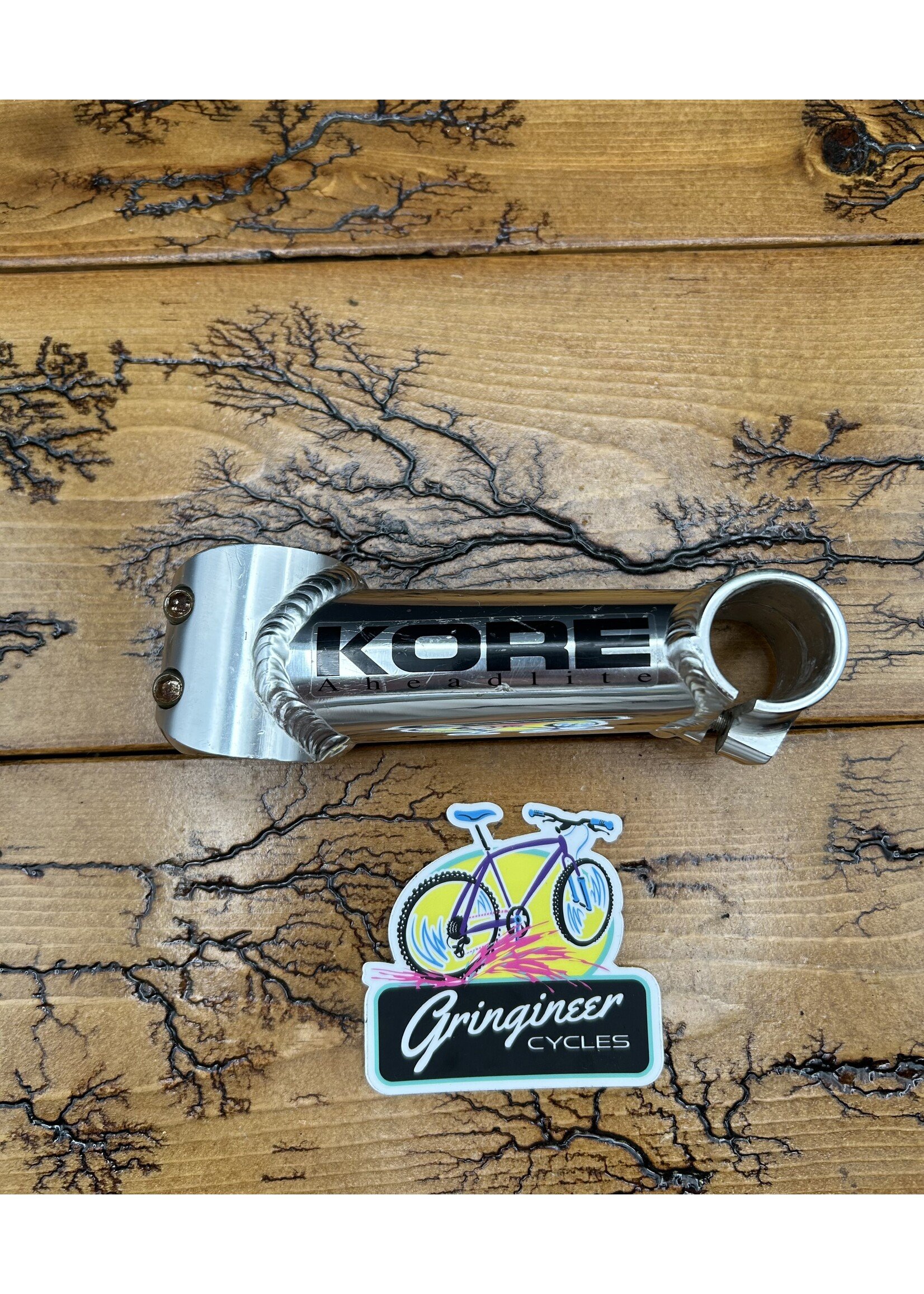 Kore Kore 120mm 1 1/8 25.4mm Silver Black Logo Stem