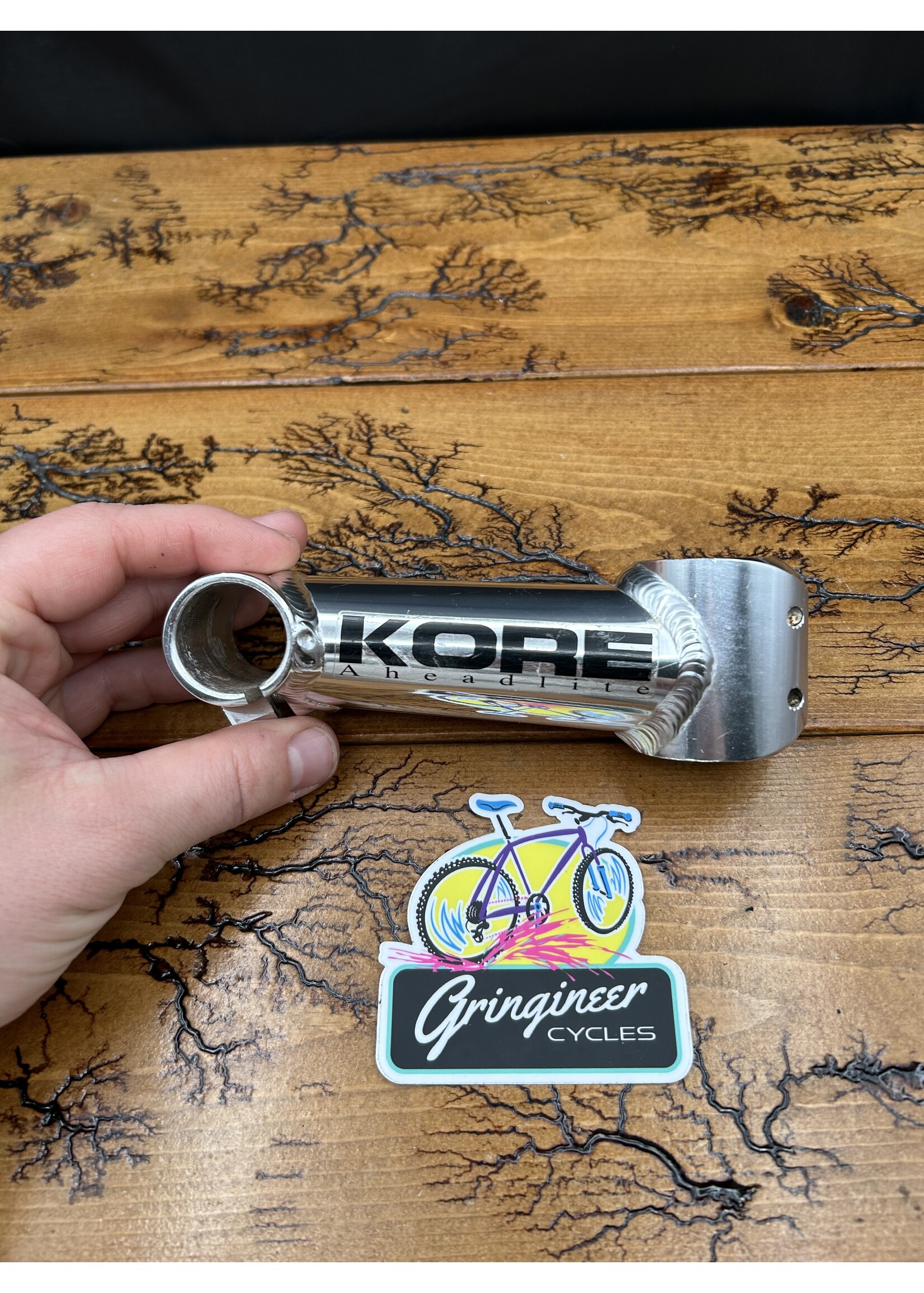 Kore Kore 120mm 1 1/8 25.4mm Silver Black Logo Stem