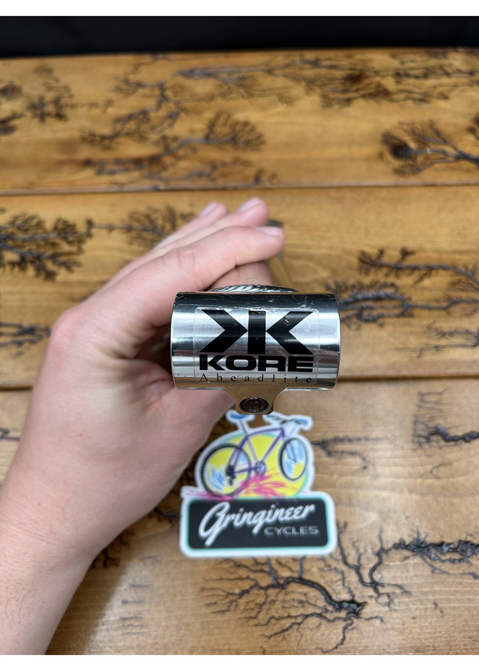 Kore Kore 120mm 1 1/8 25.4mm Silver Black Logo Stem