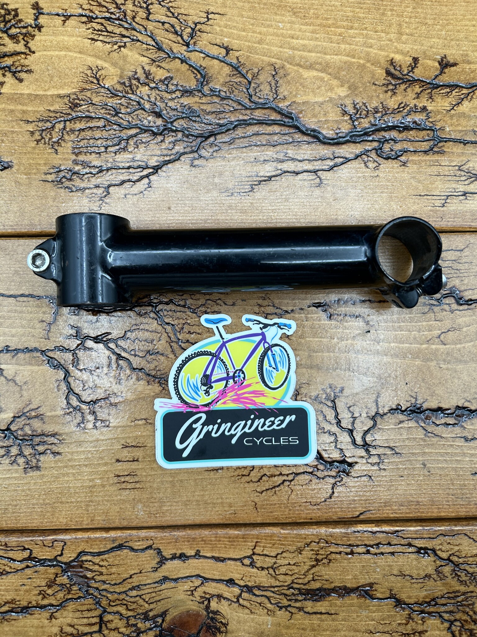 Potence VTT Vintage 125 Mm – 1 1/8, 25,4 Mm, Argent, Sans Marque, état D'occasion