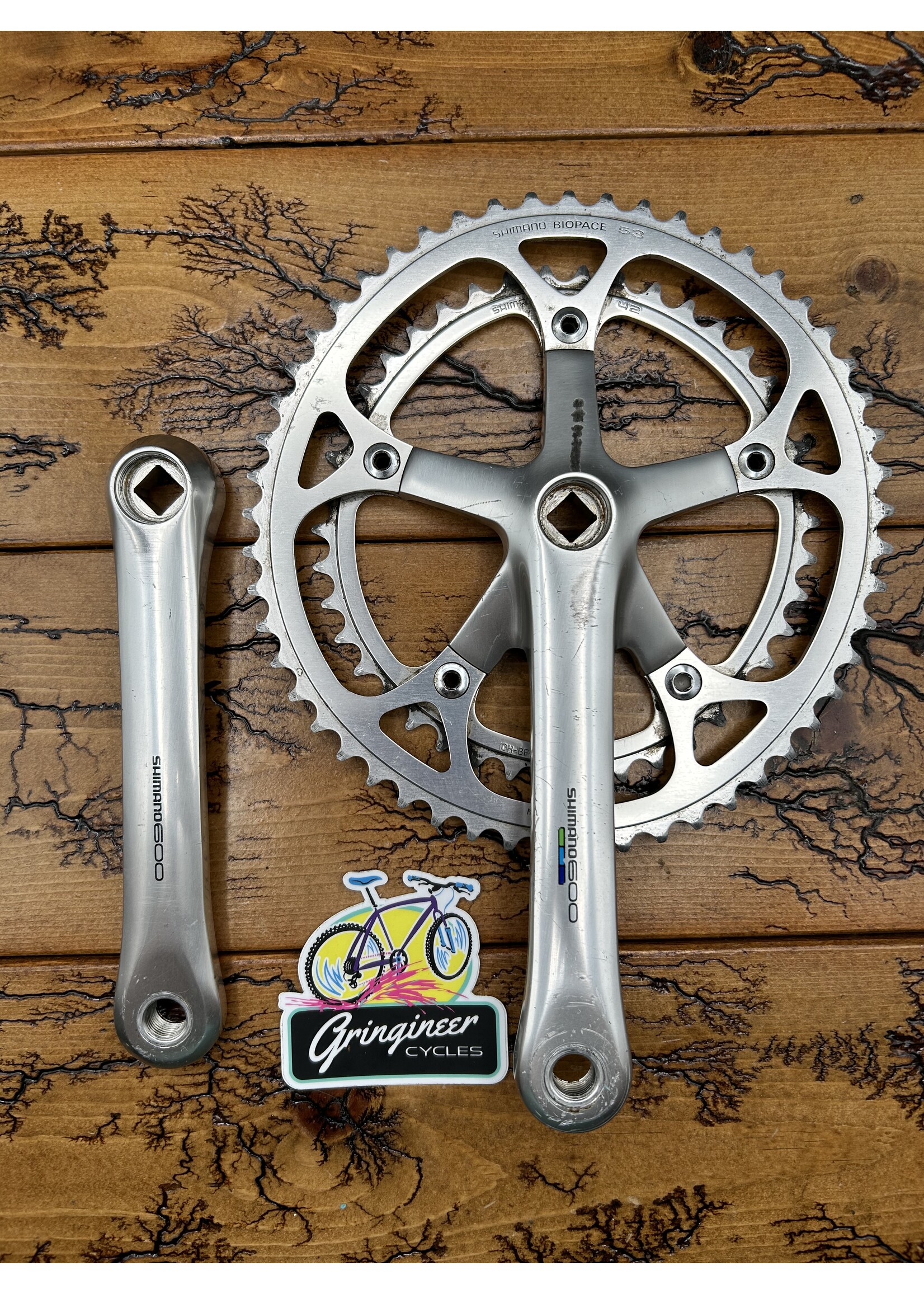 SHIMANO Shimano 600 Tri Color FC-6400 53/42 170mm Crankset