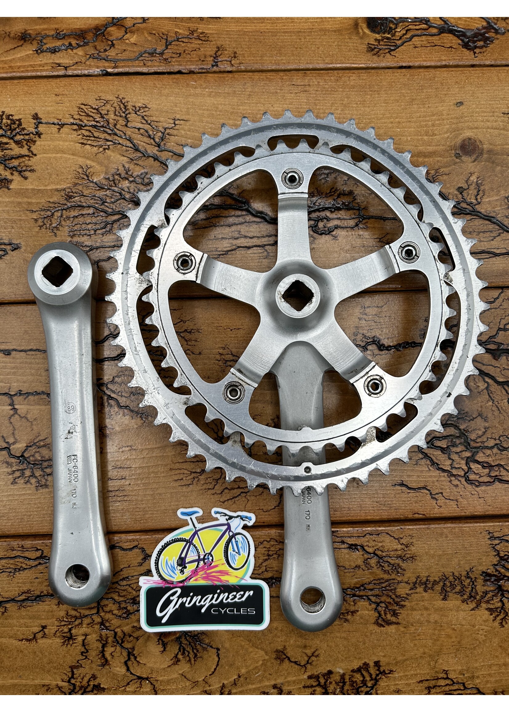 SHIMANO Shimano 600 Tri Color FC-6400 53/42 170mm Crankset