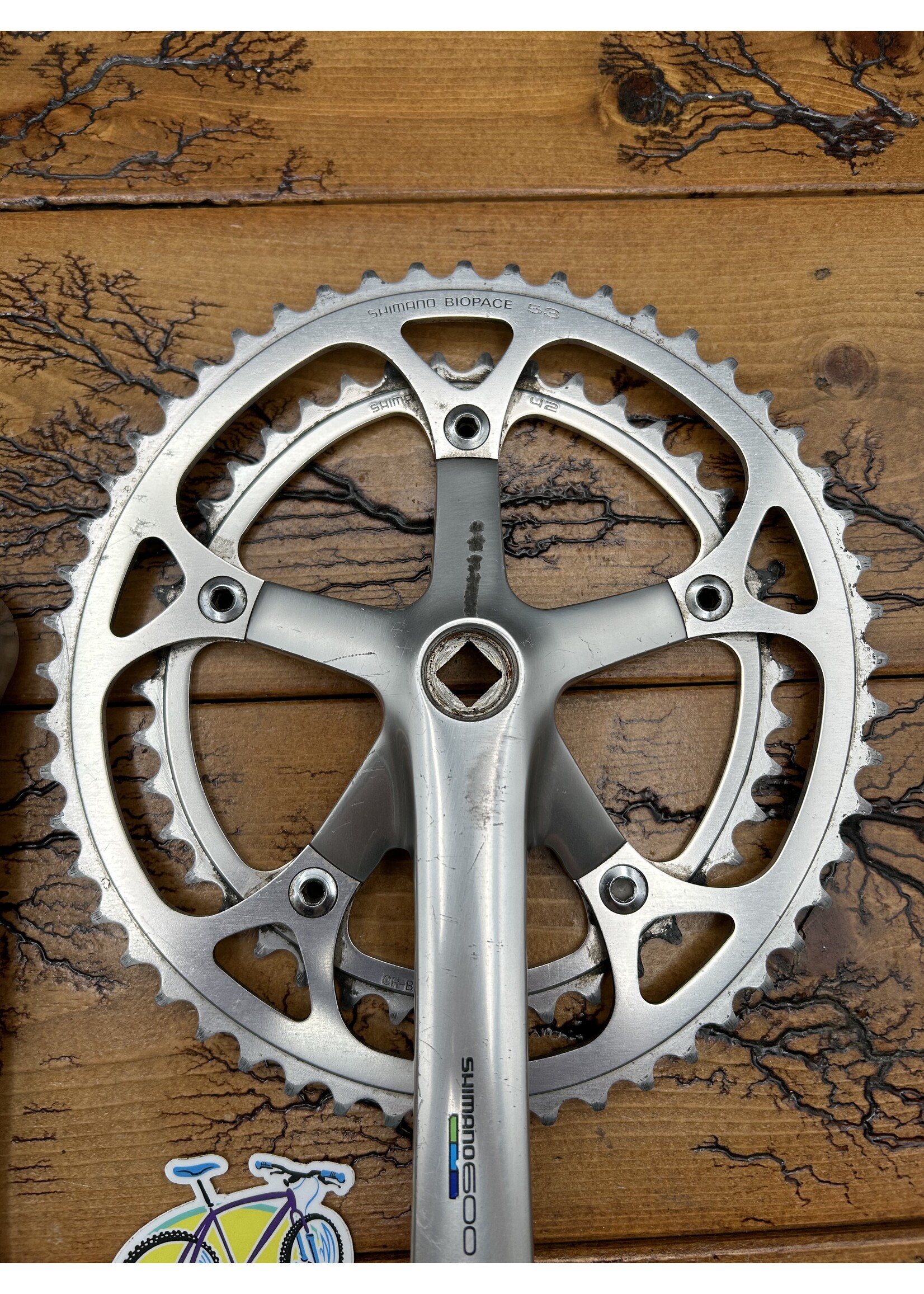 SHIMANO Shimano 600 Tri Color FC-6400 53/42 170mm Crankset