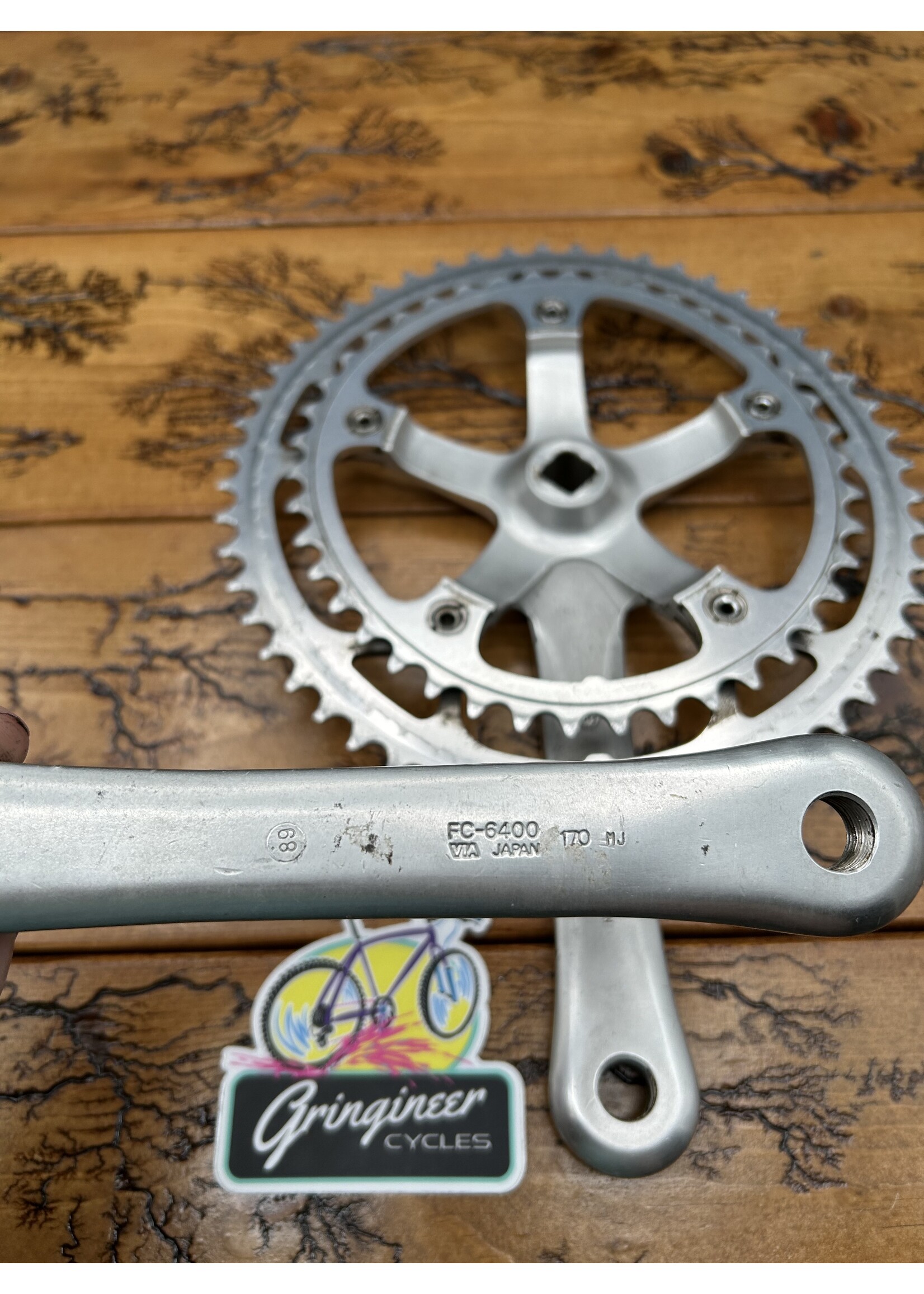SHIMANO Shimano 600 Tri Color FC-6400 53/42 170mm Crankset