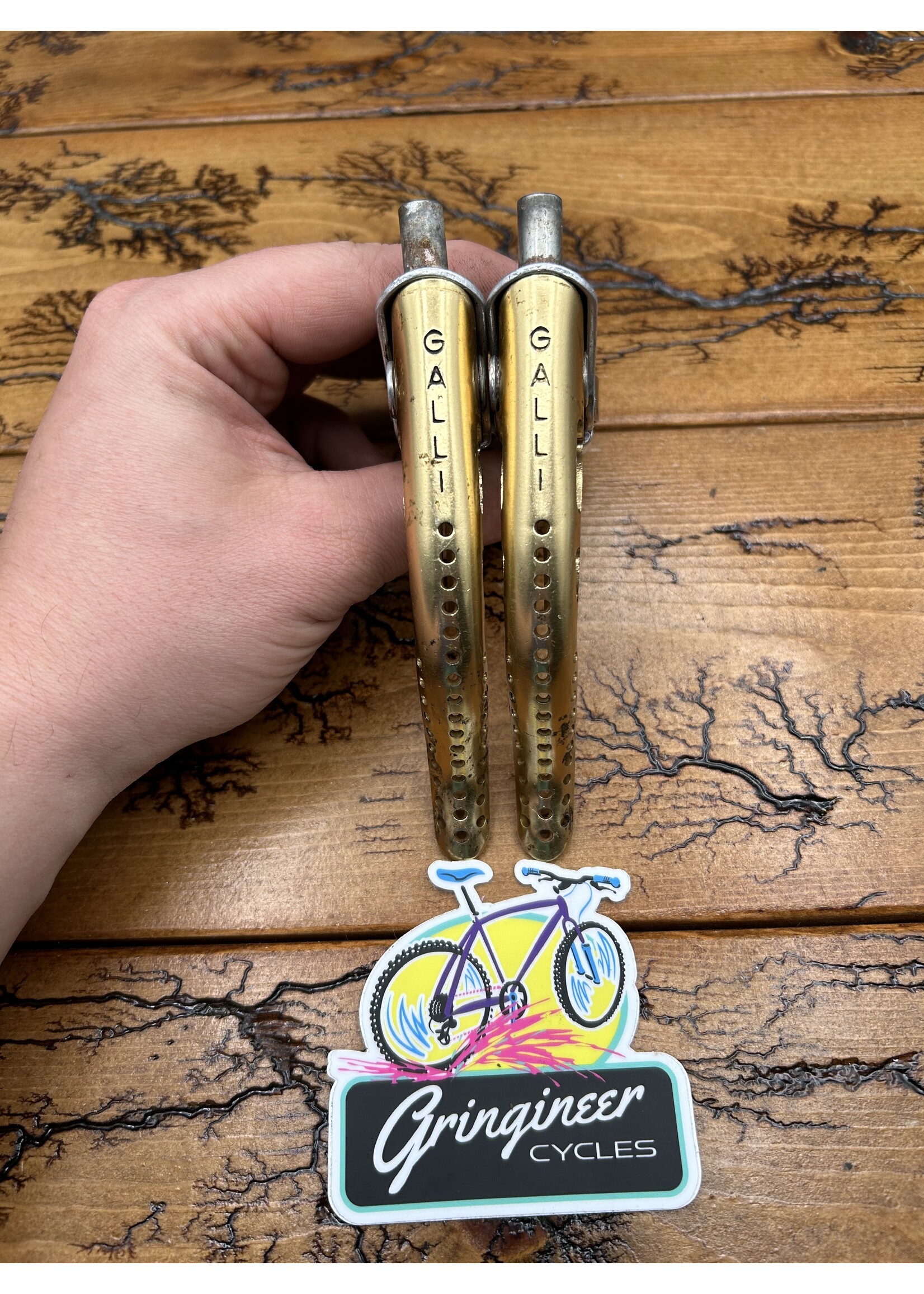 Galli Galli Gold / Silver Brake Levers