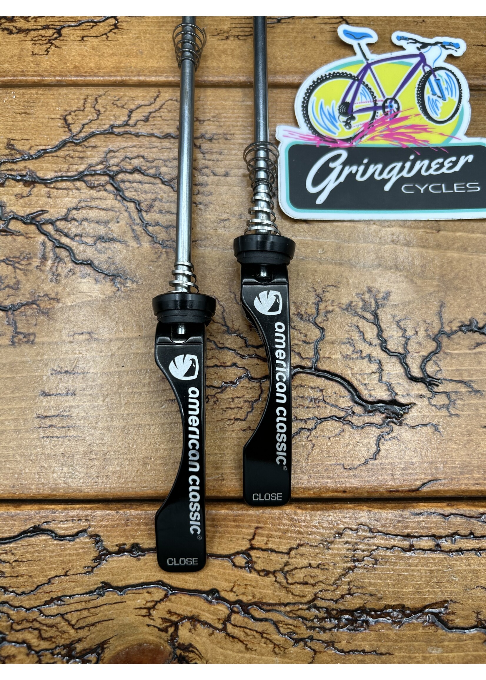American Classic American Classic Black Quick Release Skewer Set