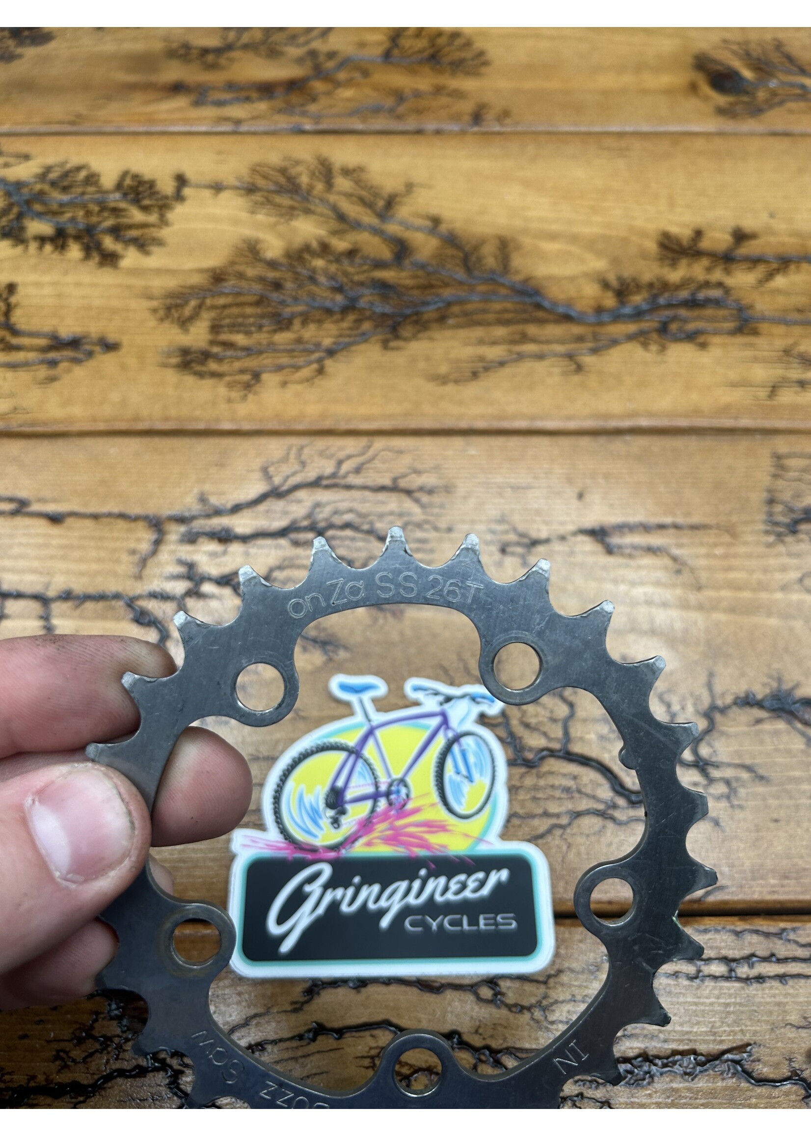 Onza Onza Buzz Saw 26 Tooth 74 BCD Stainless Steel Chainring
