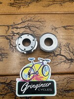 Campagnolo Campagnolo Steel Italian Threaded Square Taper Bottom Bracket Cups