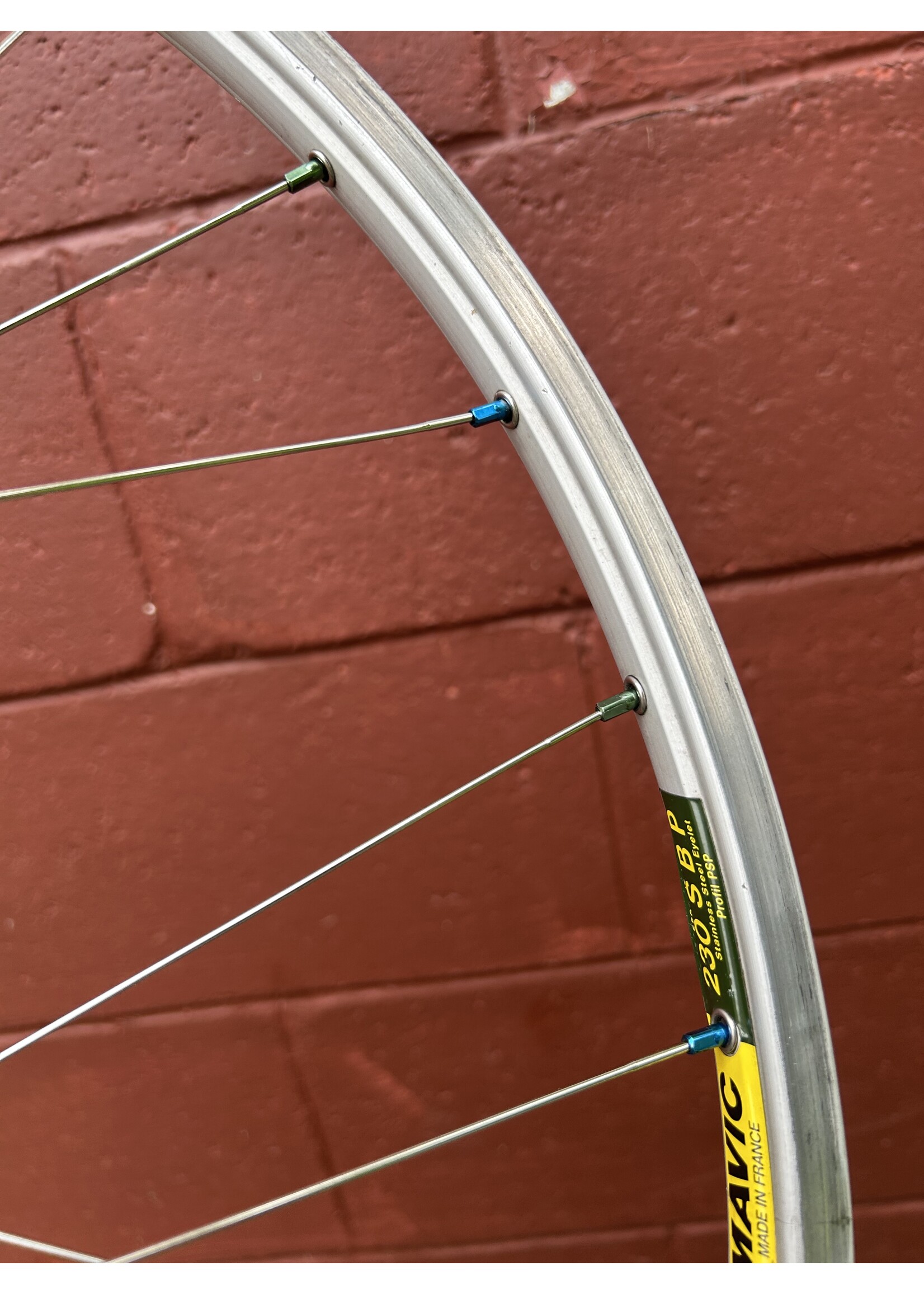 Nuke Proof Nuke Proof Mavic 230 SBP Snowflake Laced 26" QR Rim Brake Front Wheel