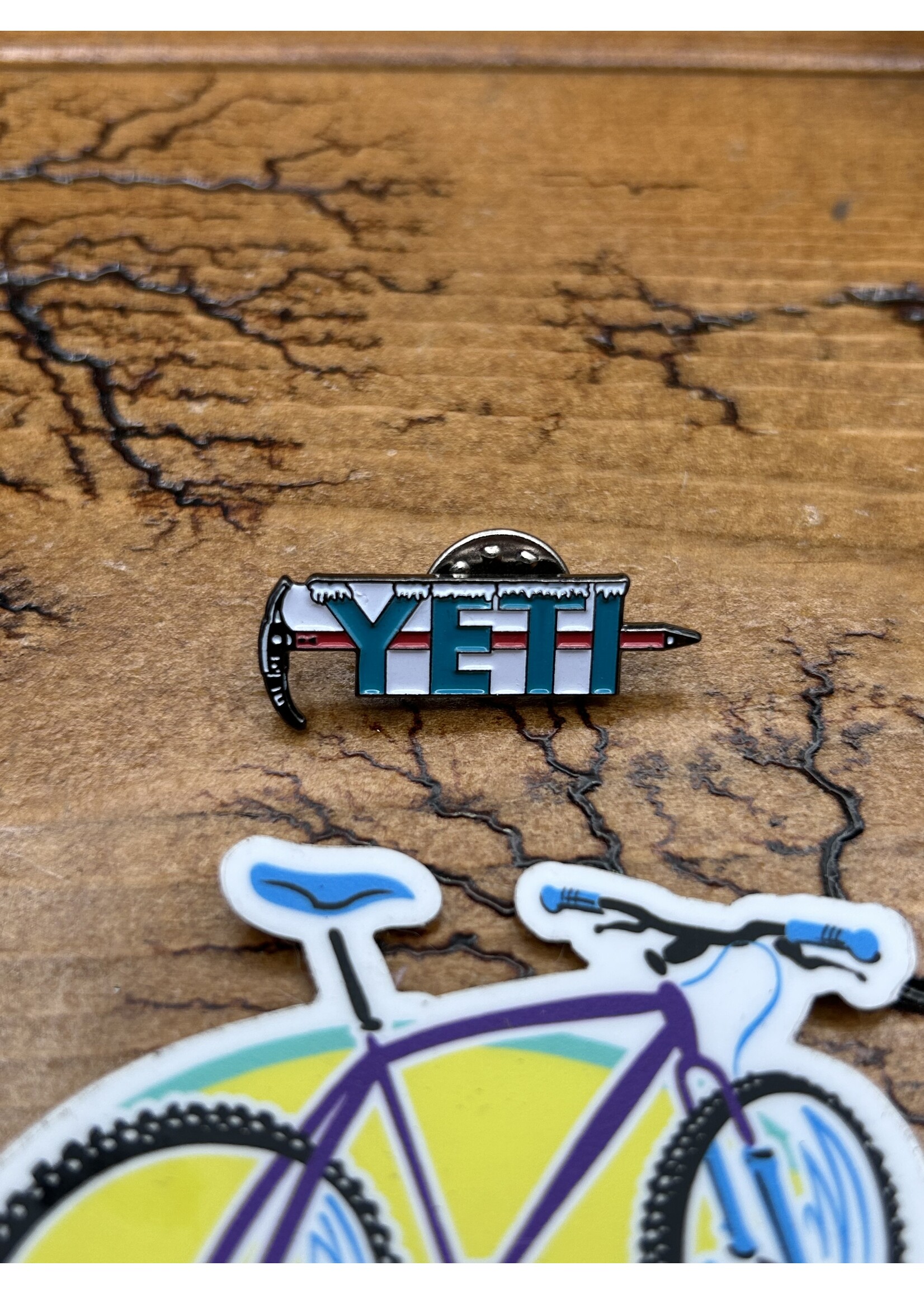Yeti Yeti Cycle Lapel Pin