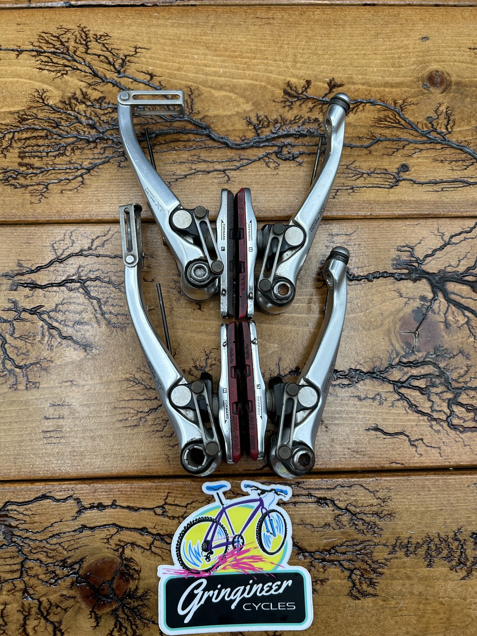Jeu D'étriers De Freins Shimano Deore XT BR-M739 Vintage Pour VTT - Occasion
