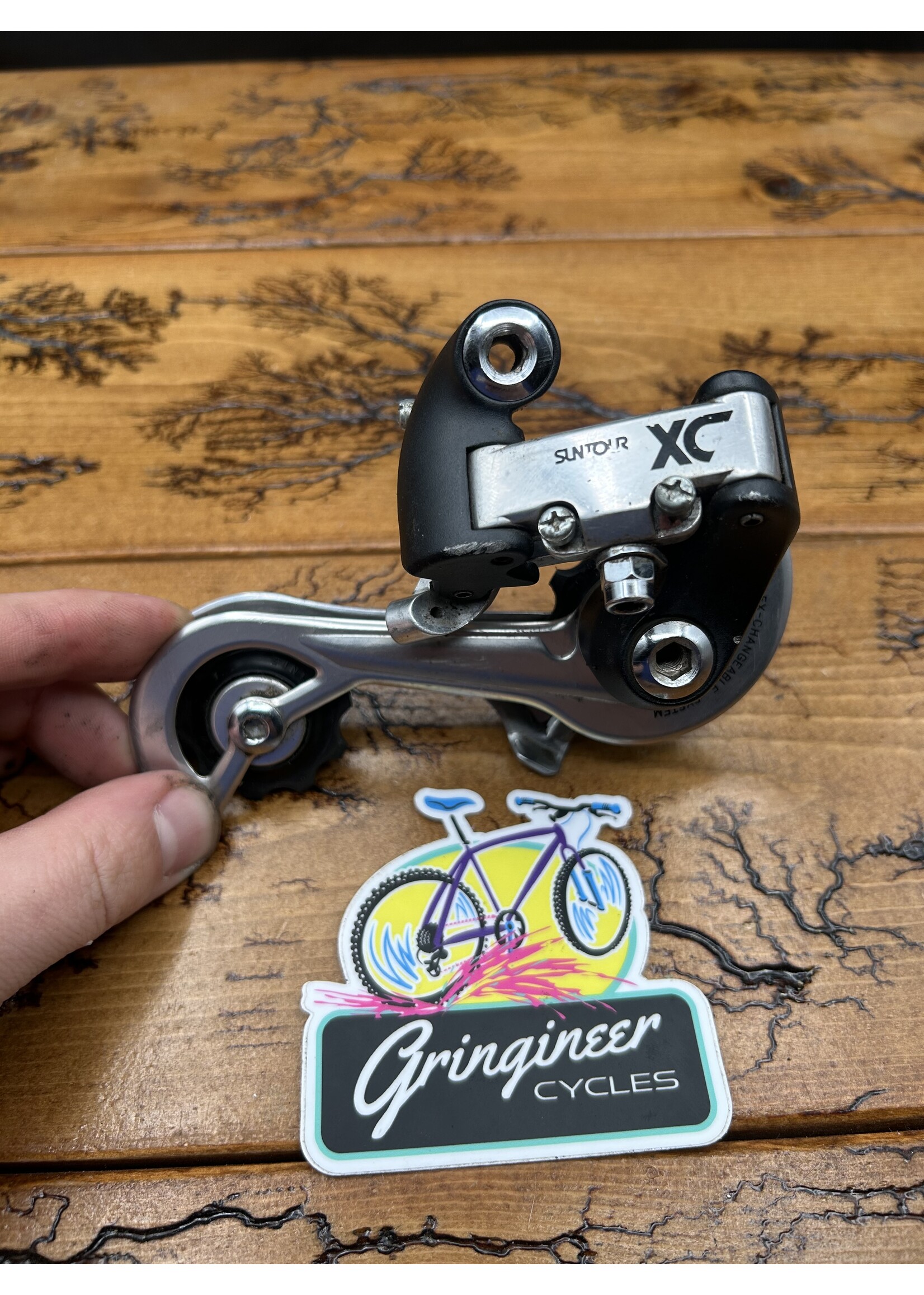 Suntour Suntour XC 6300 Black And Silver Rear Derailleur