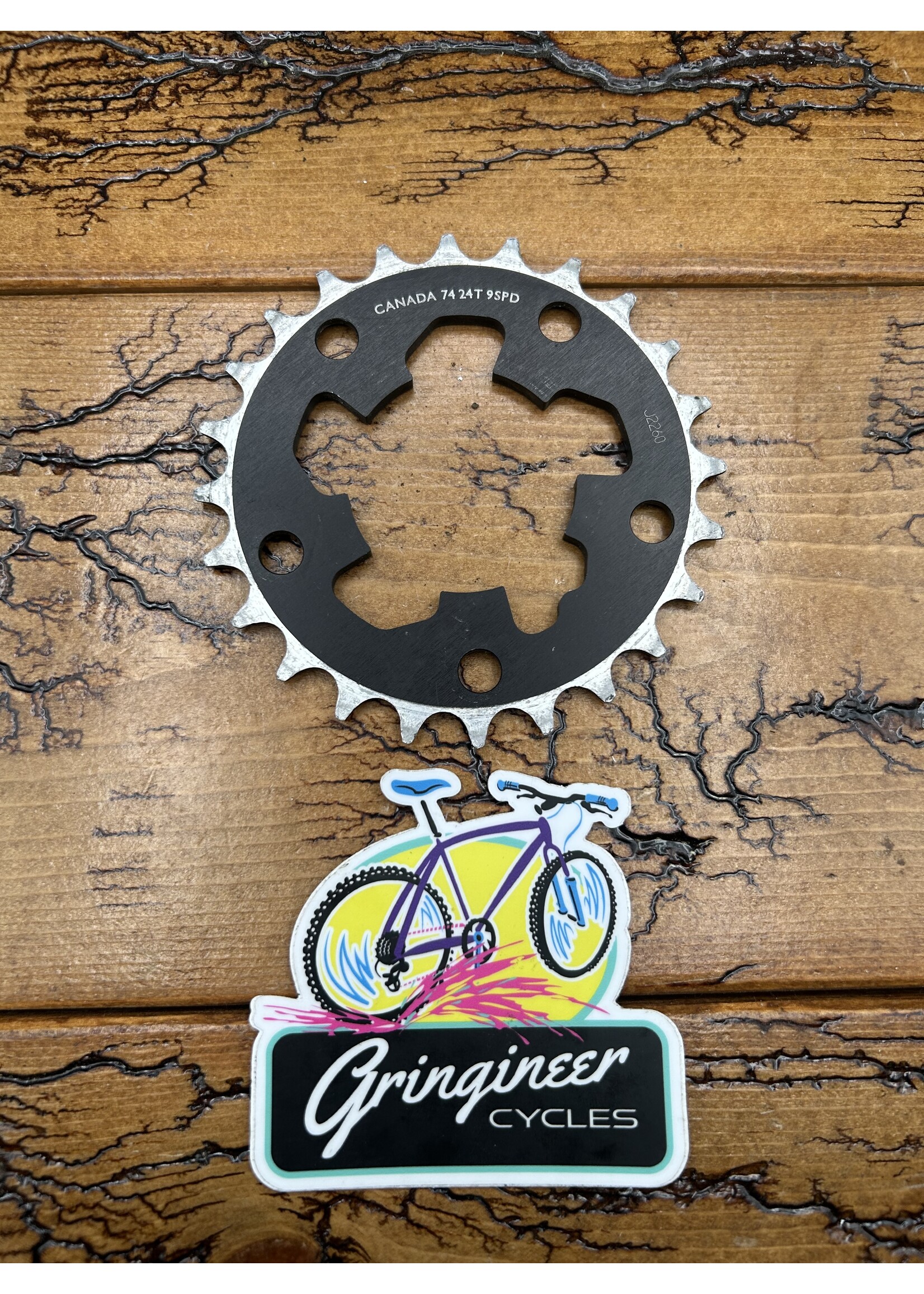 Raceface Raceface 24 Tooth 5 Bolt 74mm BCD 9 Speed Chainring