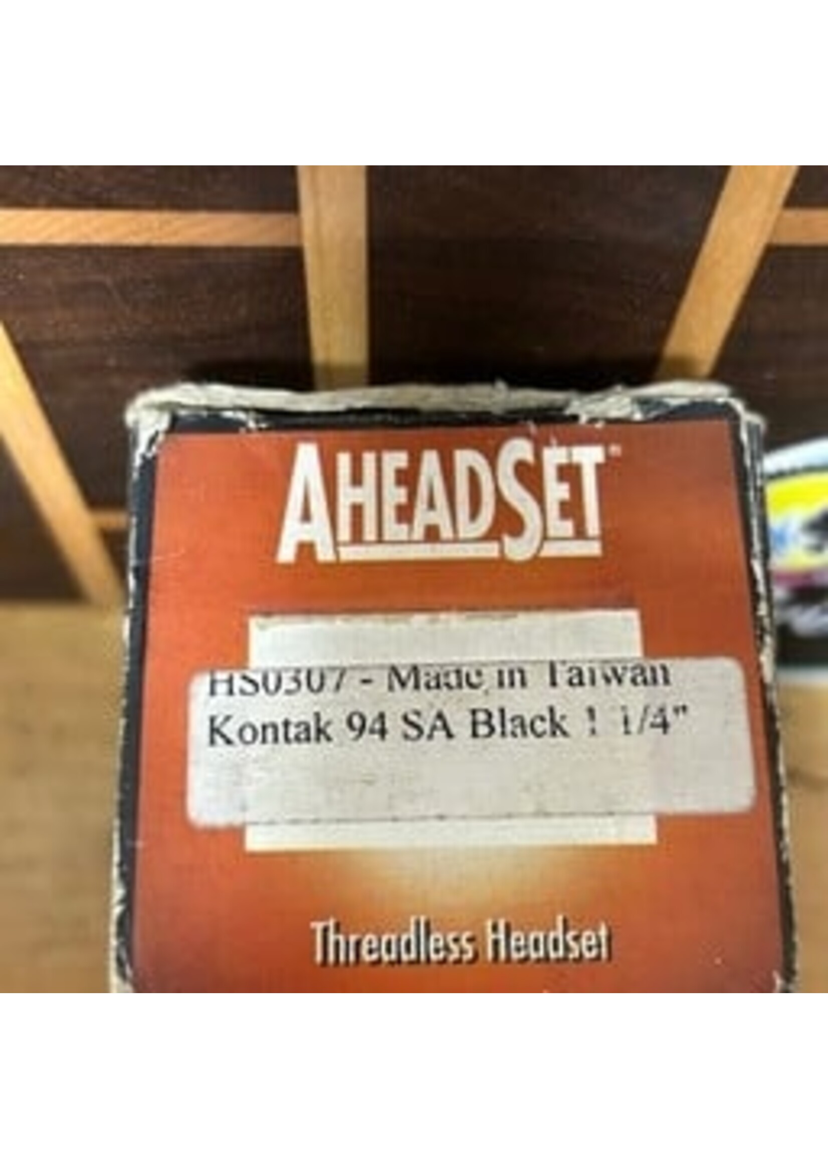 Aheadset AHeadset Kontak 94 SA Black 1 1/4 Inch Threadless Headset NOS