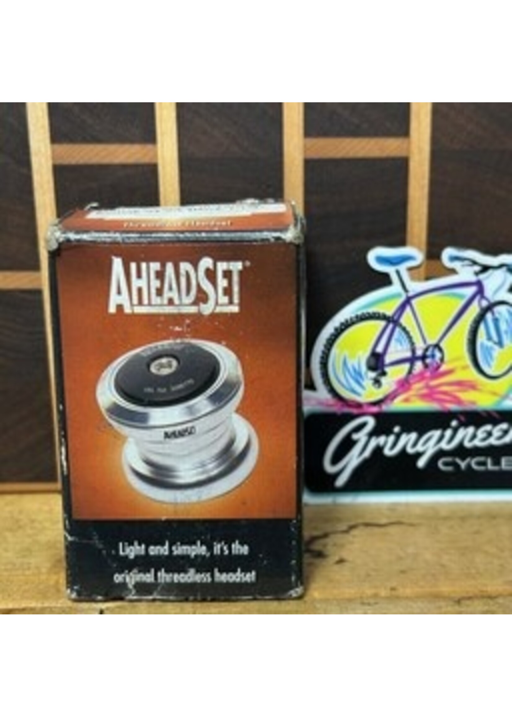 Aheadset AHeadset Kontak 94 SA Black 1 1/4 Inch Threadless Headset NOS