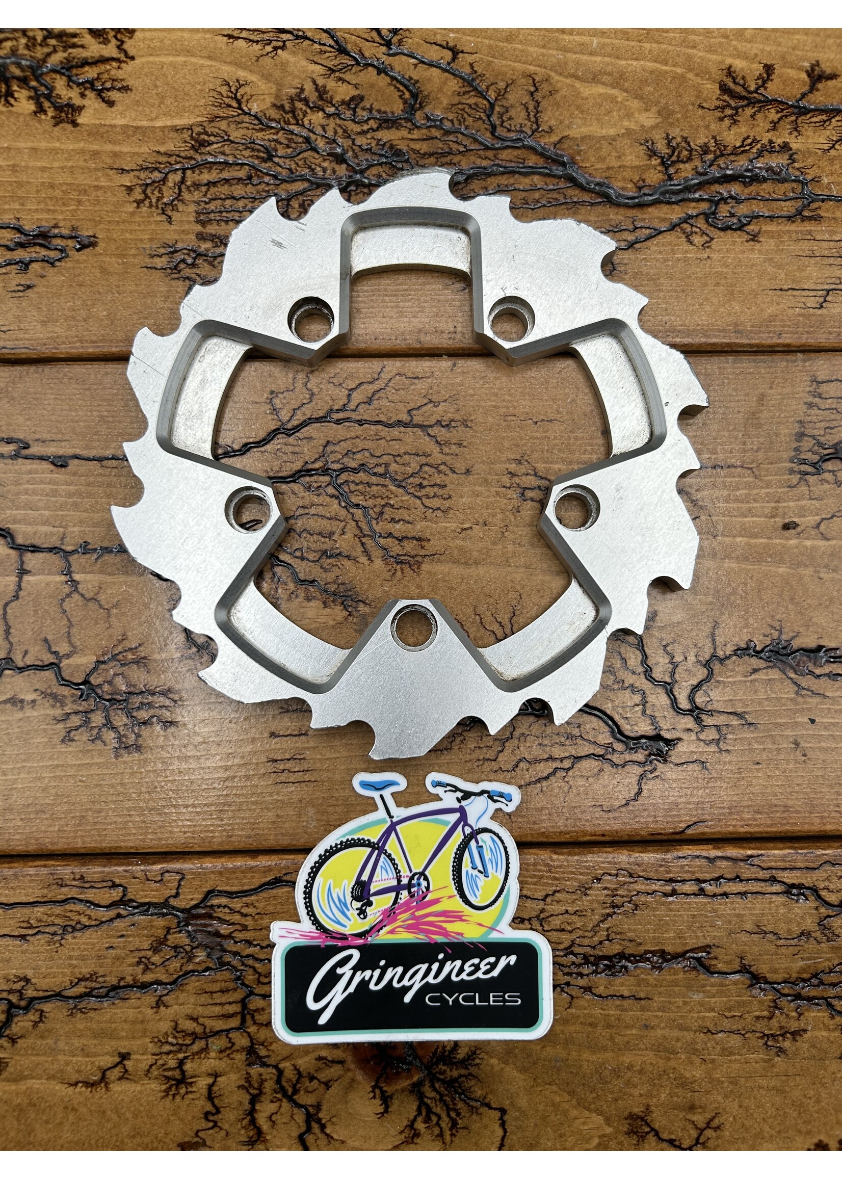 Silver 94 BCD Saw Blade Style Bash Guard